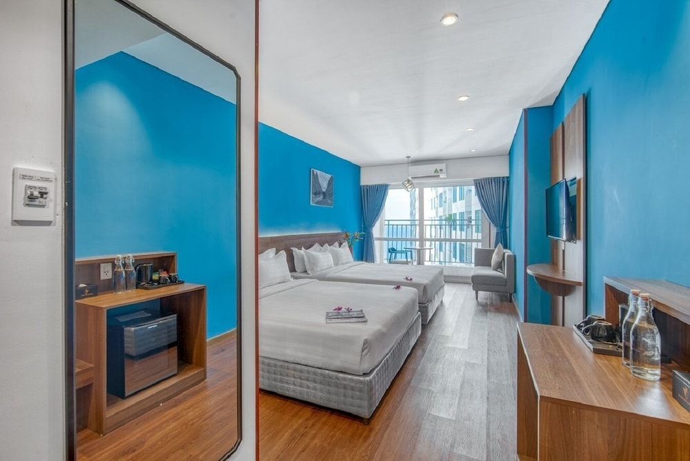 Design Twin Room, 2 Double Beds, Private Bathroom, Annex Building