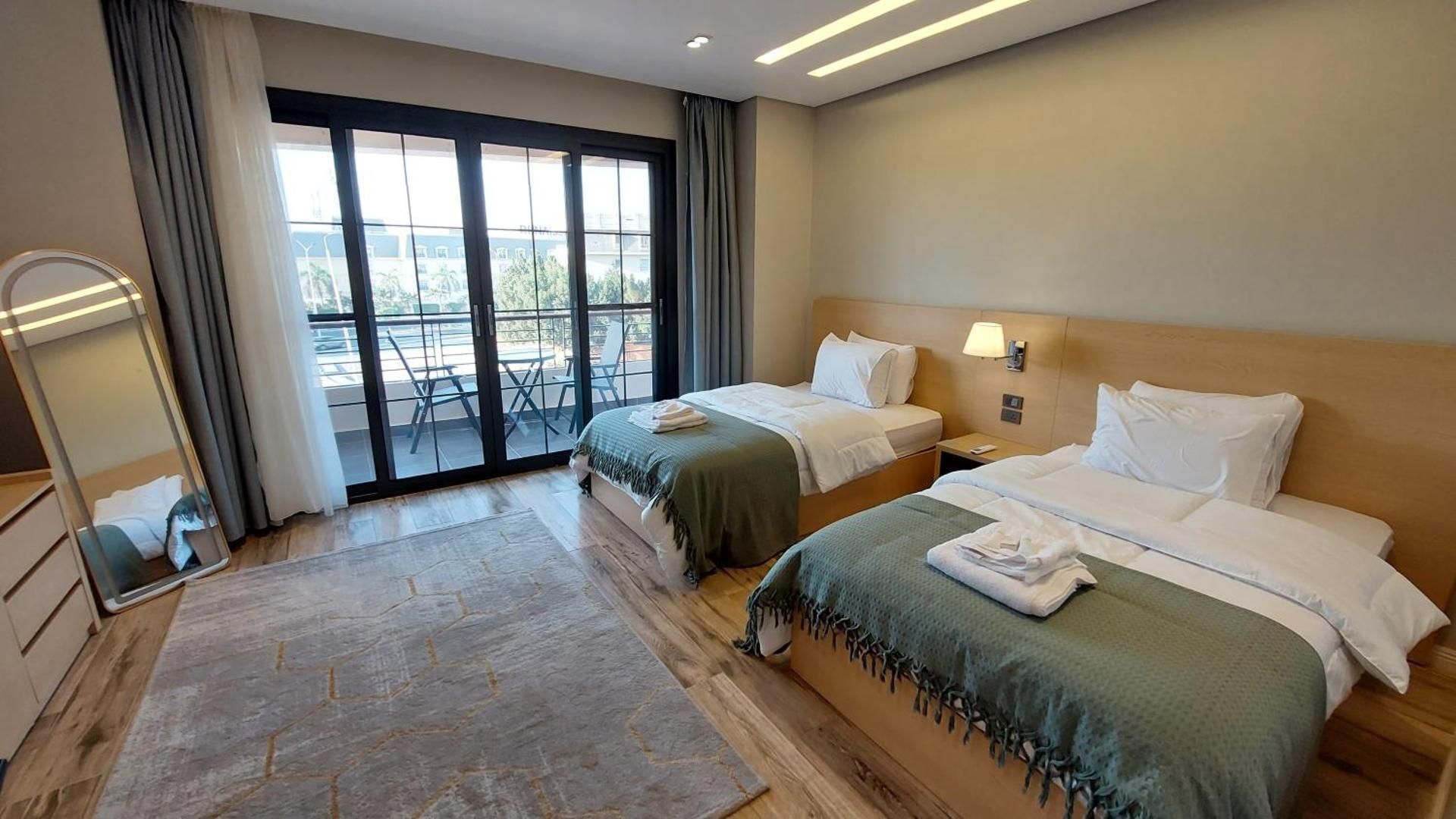 Two-Bedroom Apartment with Balcony