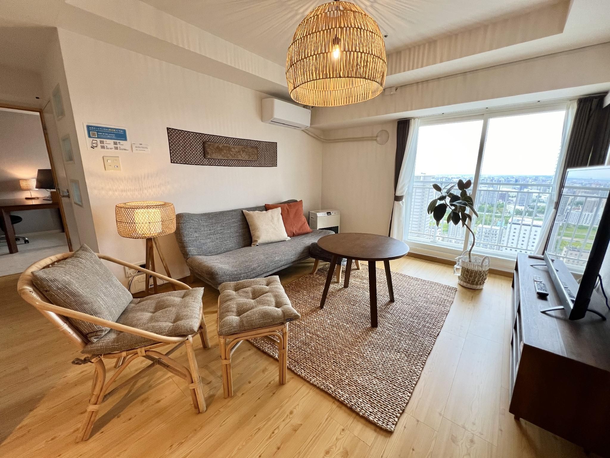 AT327 2 bedroom apartment in Sapporo