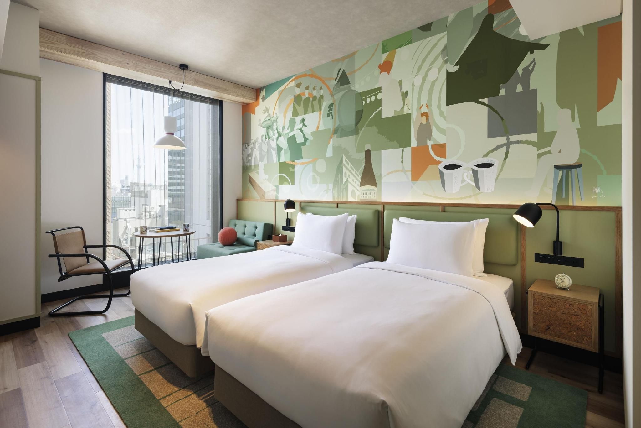 2 Twin Bed, High Floor