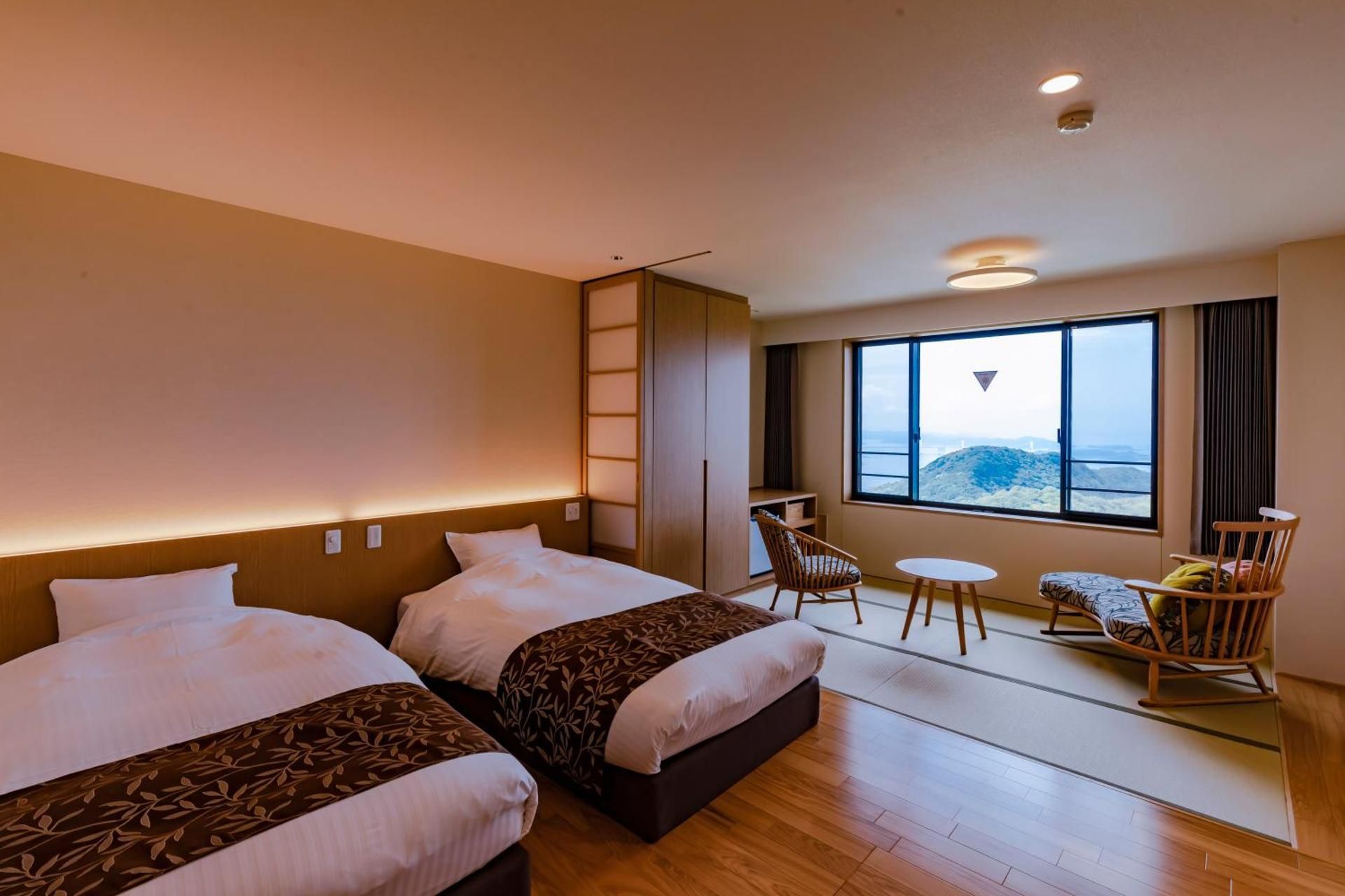 Room with Tatami Area with Ocean View - Non-Smoking