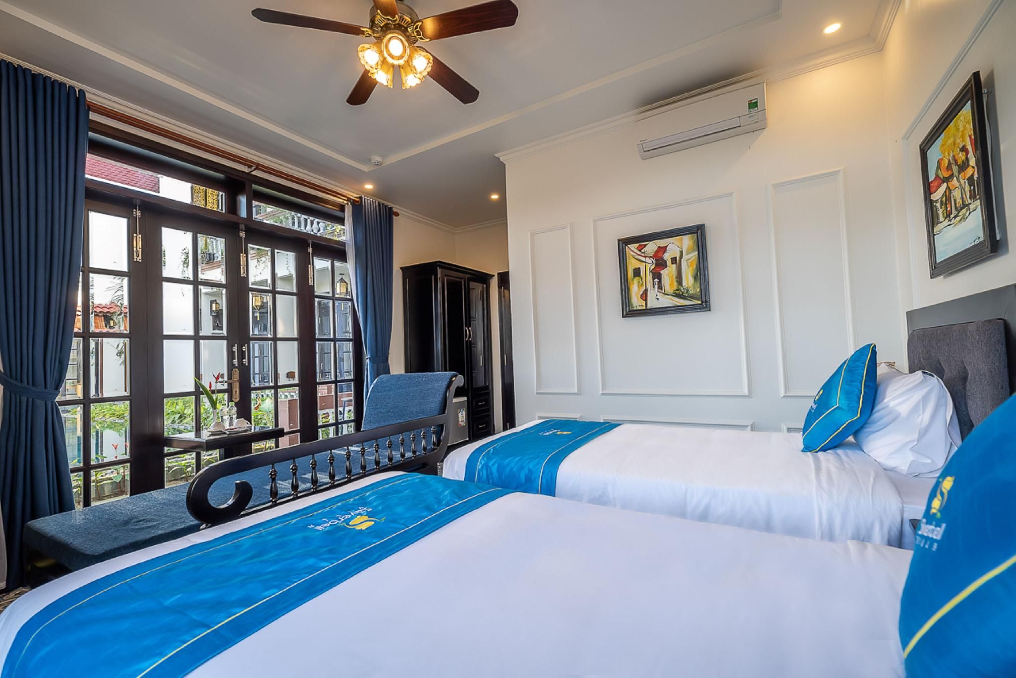 Hoi An Riverside Garden Villa Deluxe Twin Room with Garden View