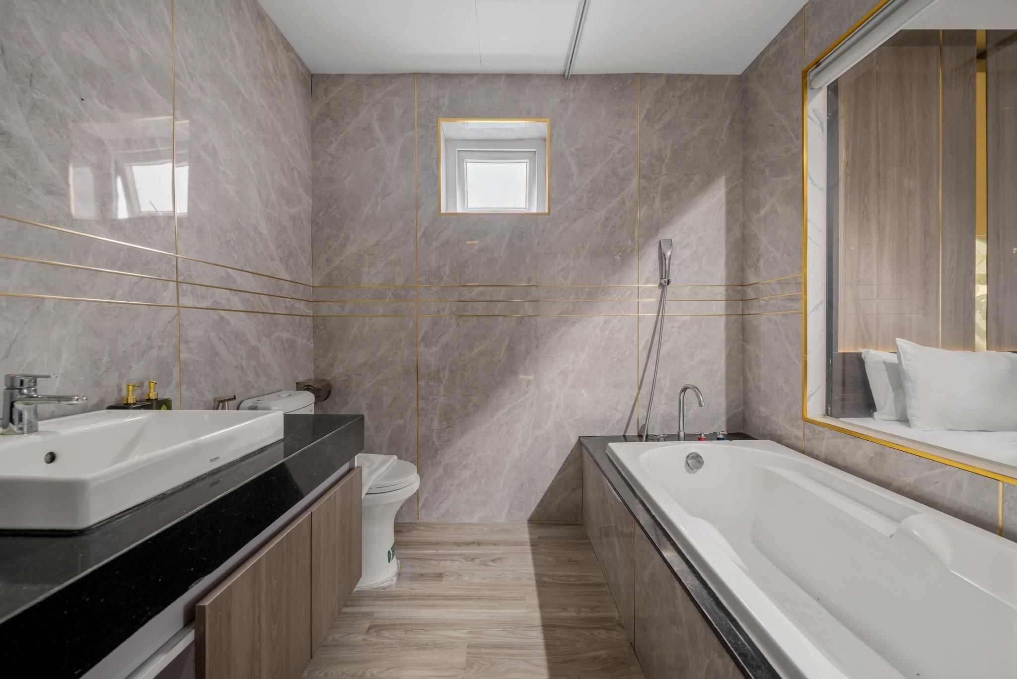 Family Room with City View