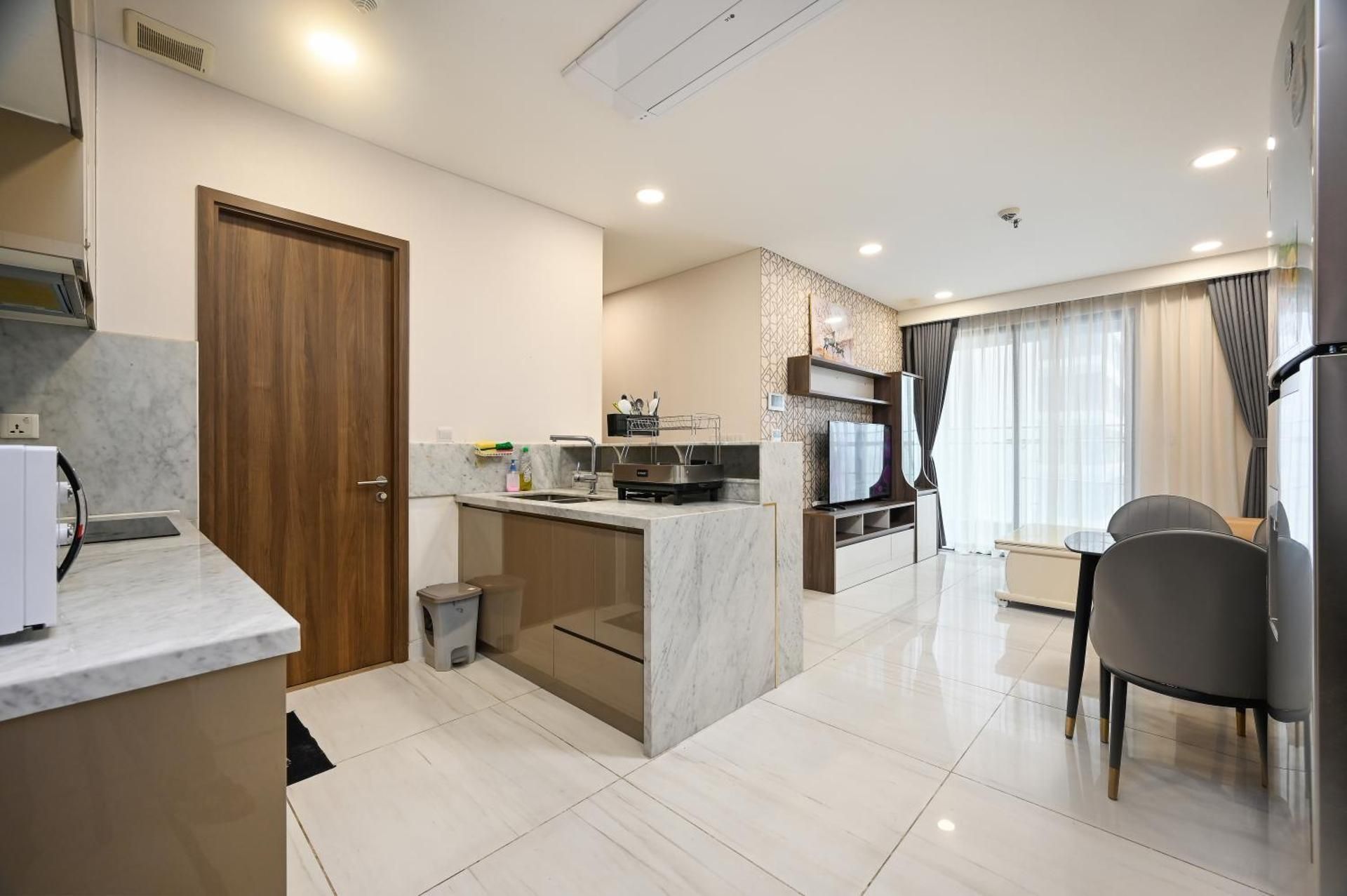 Two-Bedroom Apartment with Balcony