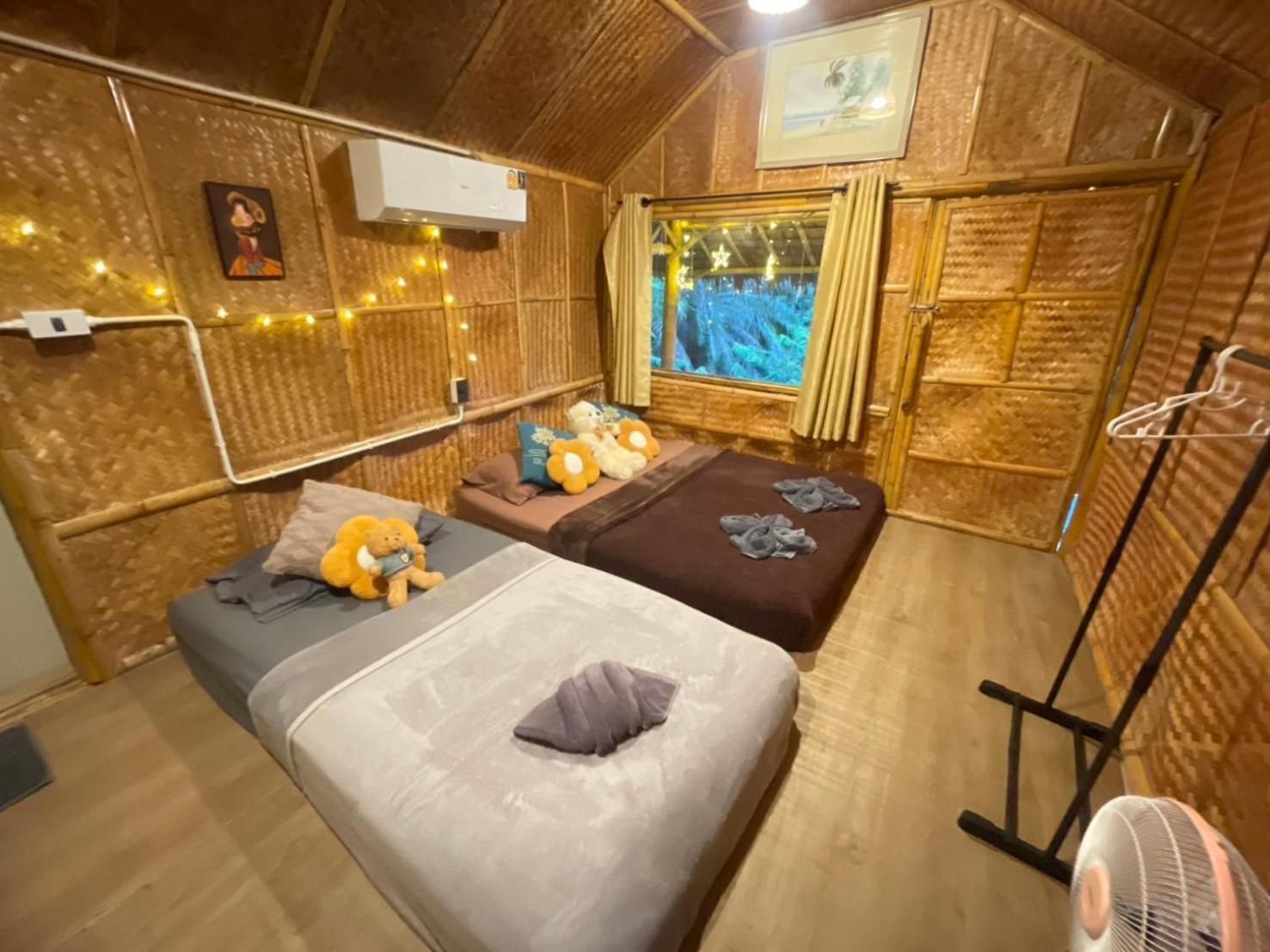 Bamboo Bungalow with AC Private Bathroom
