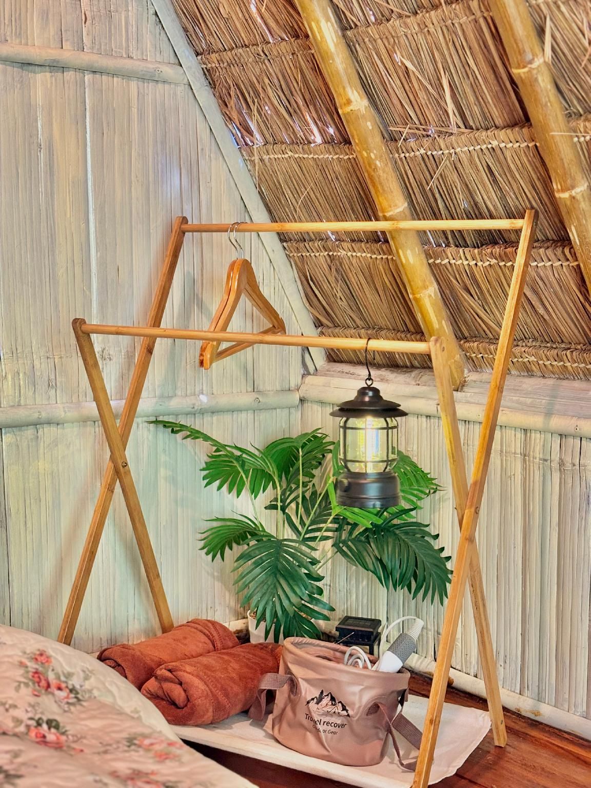 Bamboo Cottage with fan