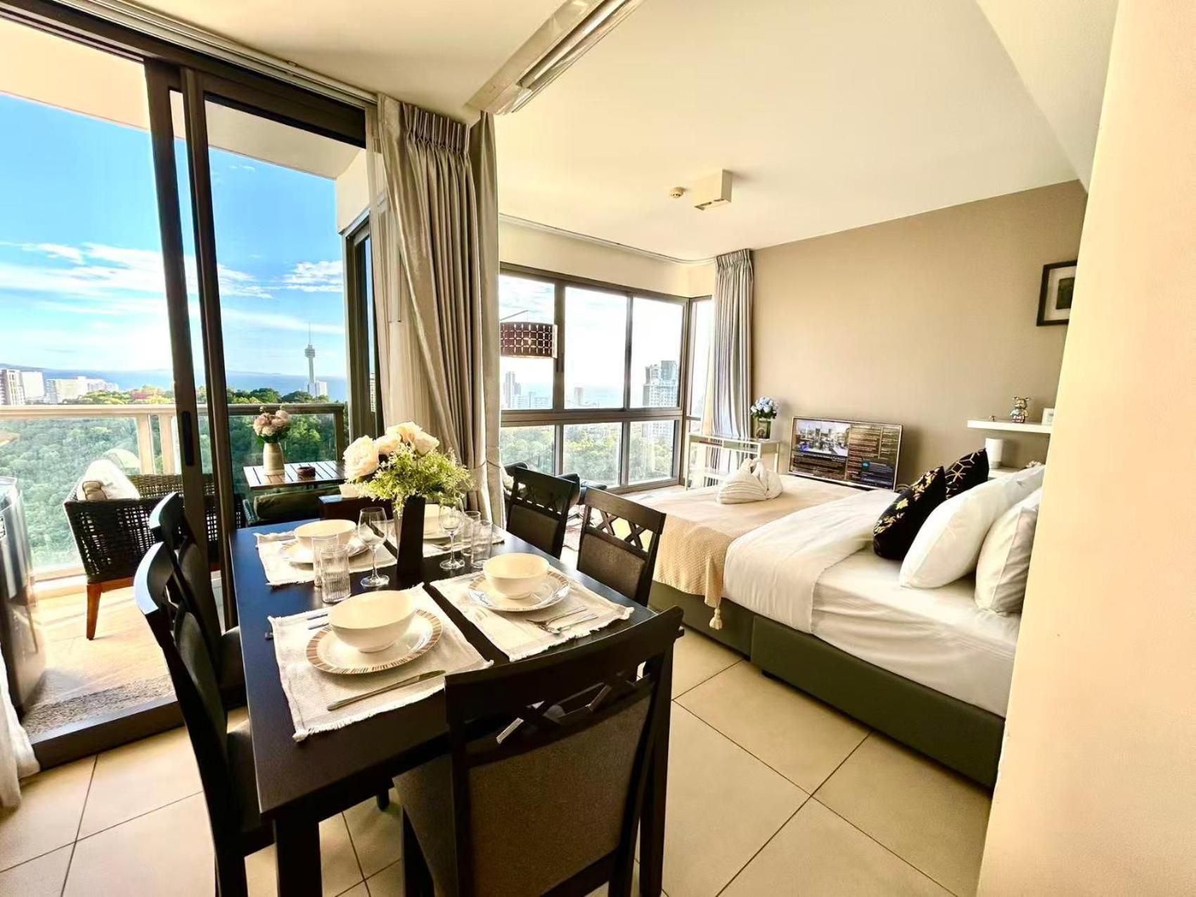 Three-Bedroom Premium Apartment with Balcony