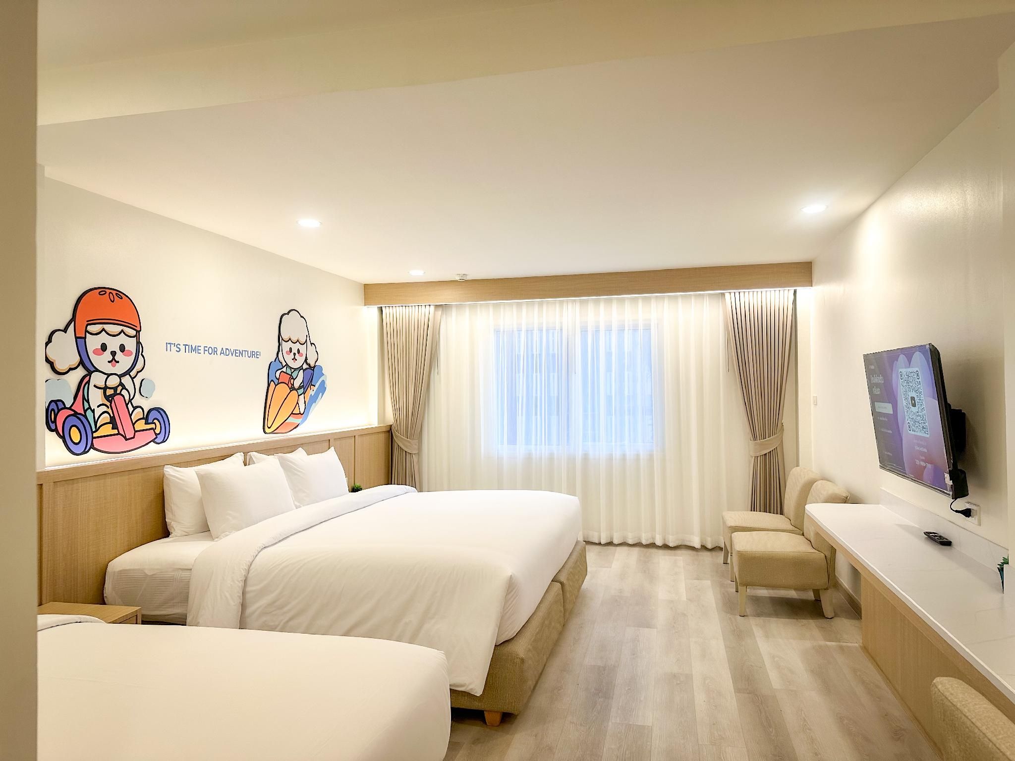 Triple Room - 1 King Bed and 1 Single Bed