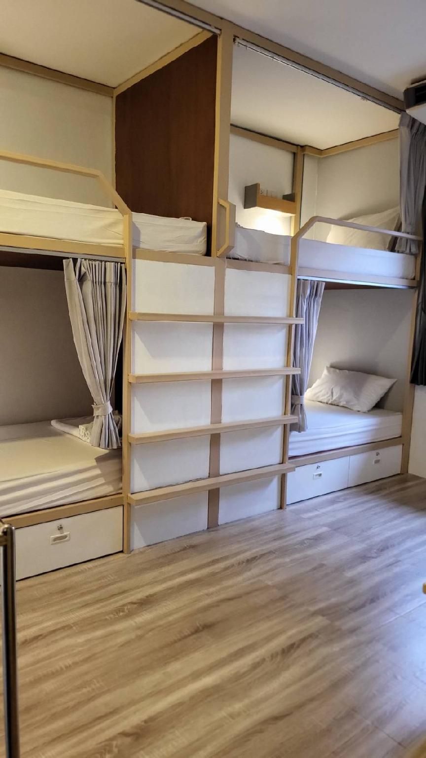 Bunk Bed in a Mixed Dormitory