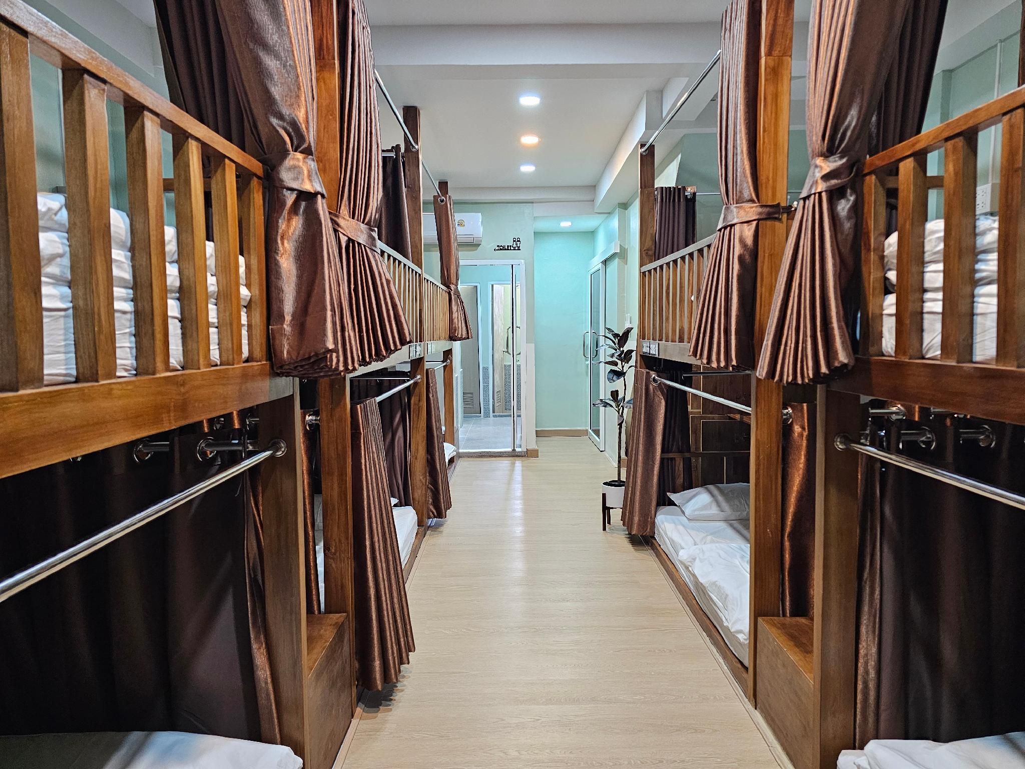 Bunk Bed in a Mixed Dormitory