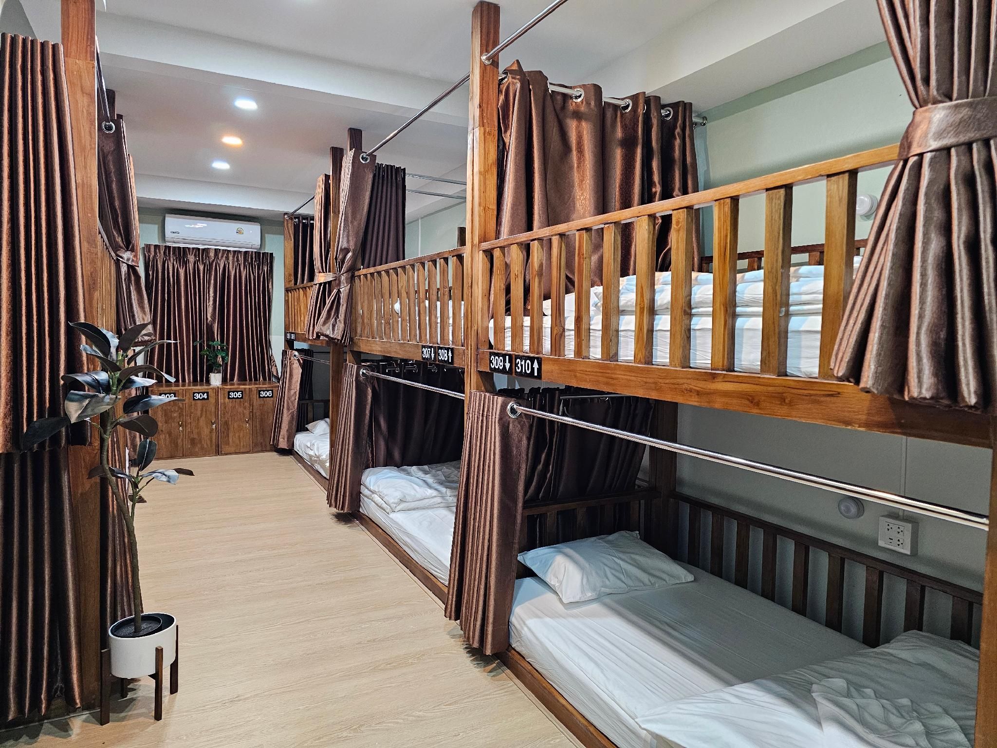 Bunk Bed in a Mixed Dormitory