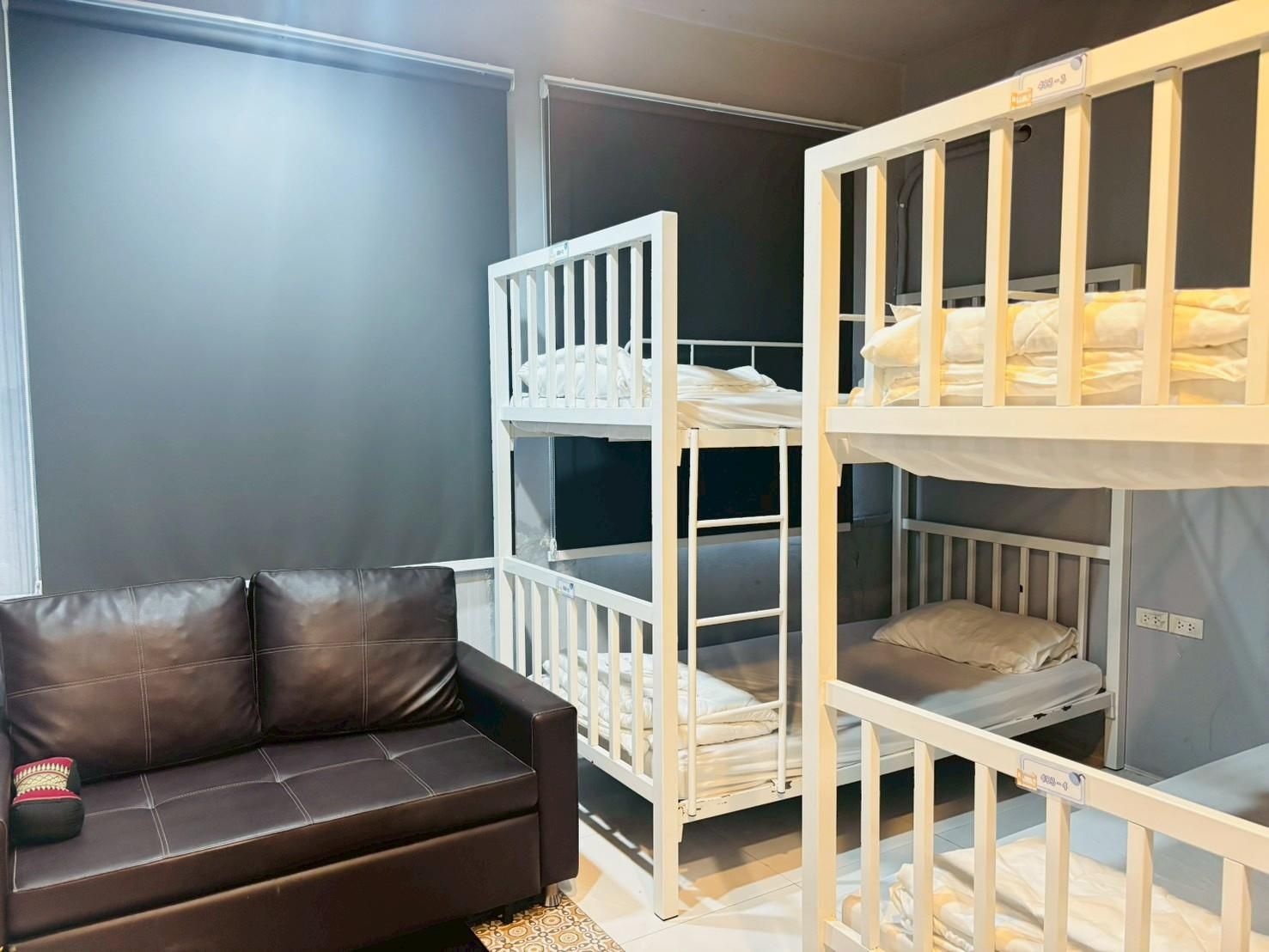 Bunk Bed in a Mixed Dormitory