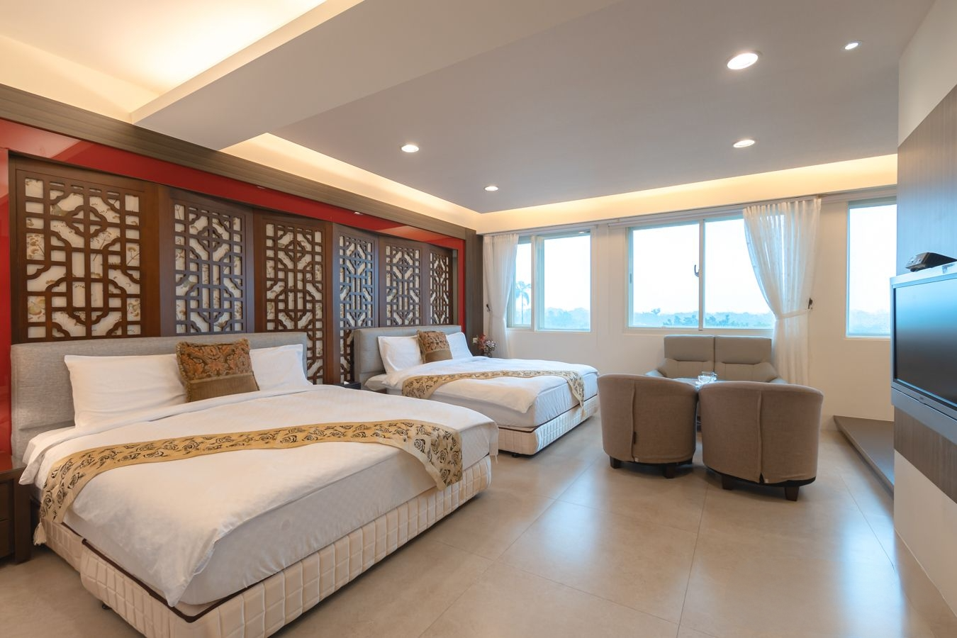 Garden View Quadruple Room