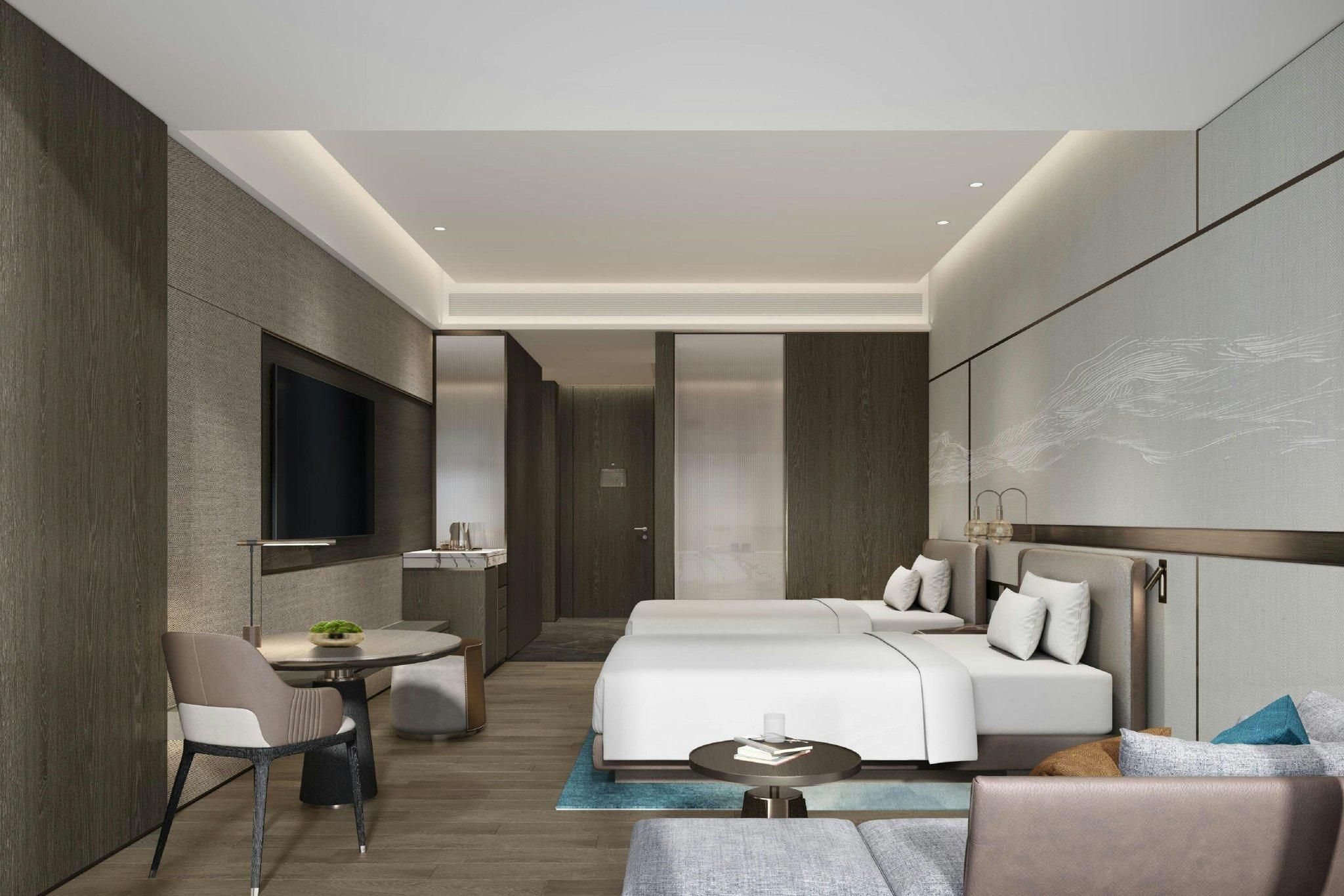 Macao Ocean View Room, Guest room, 2 Double, Ocean view