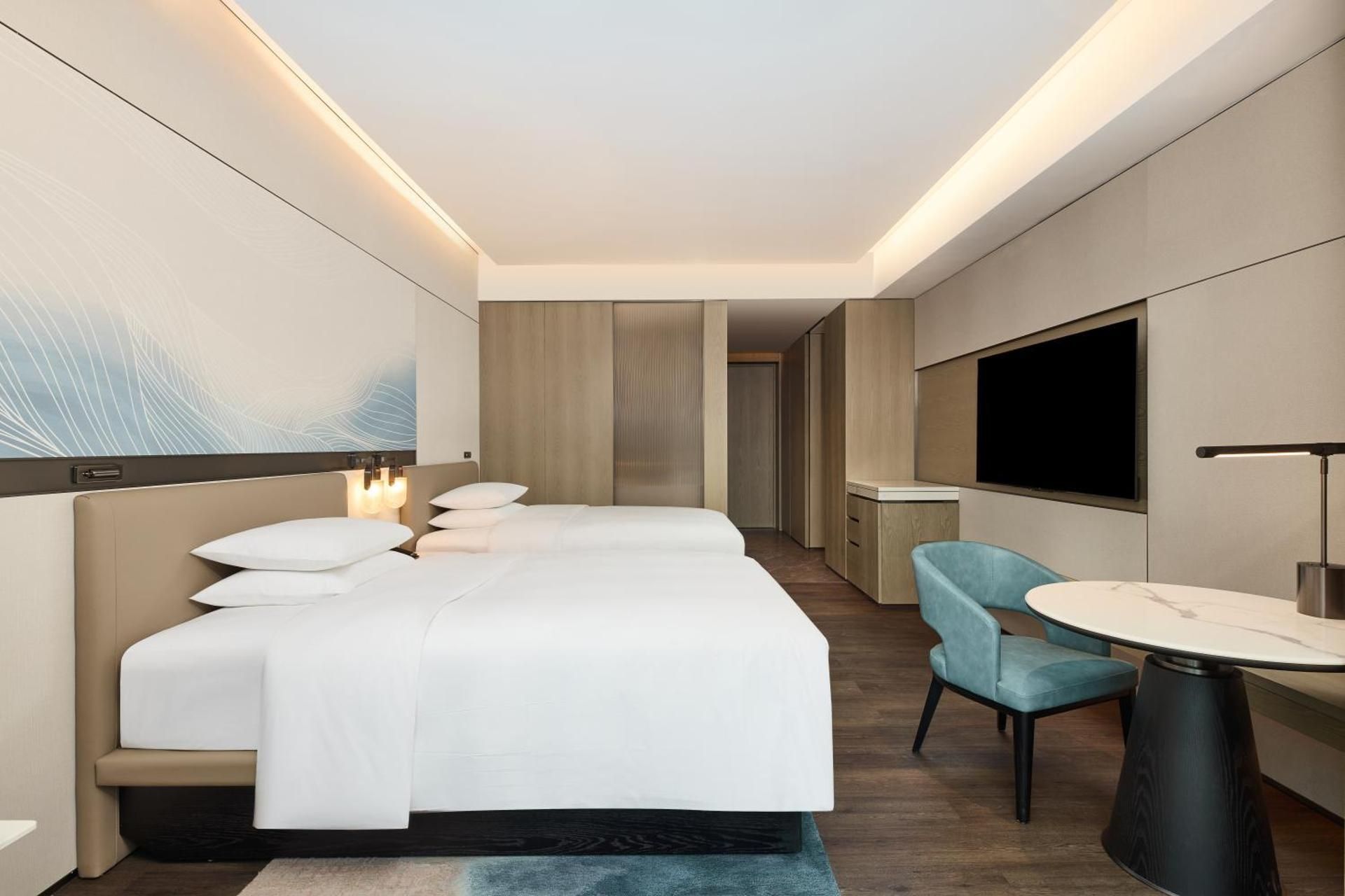 Double Room with Two Double Beds and Macao Ocean View