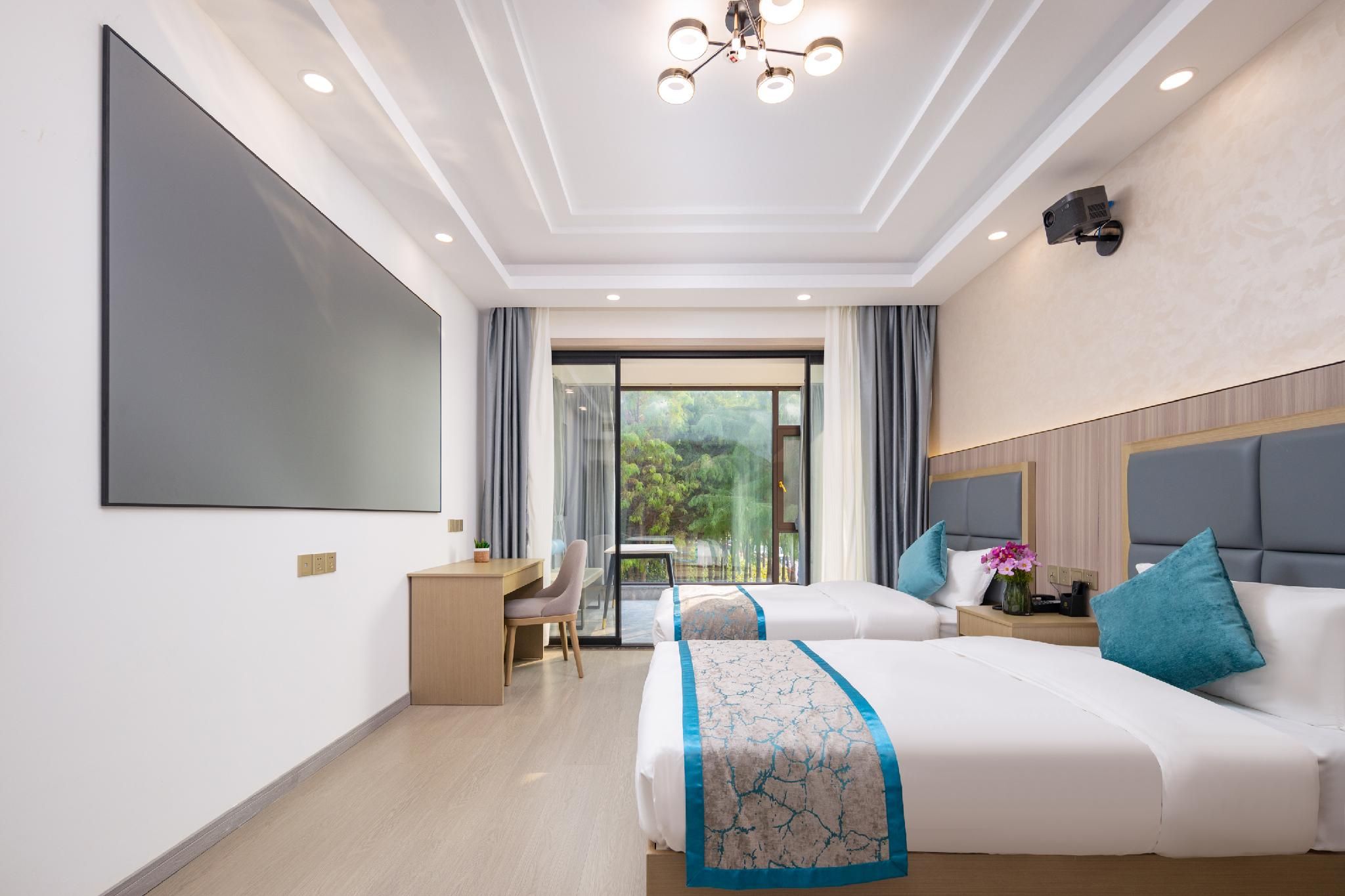 One Double Bed