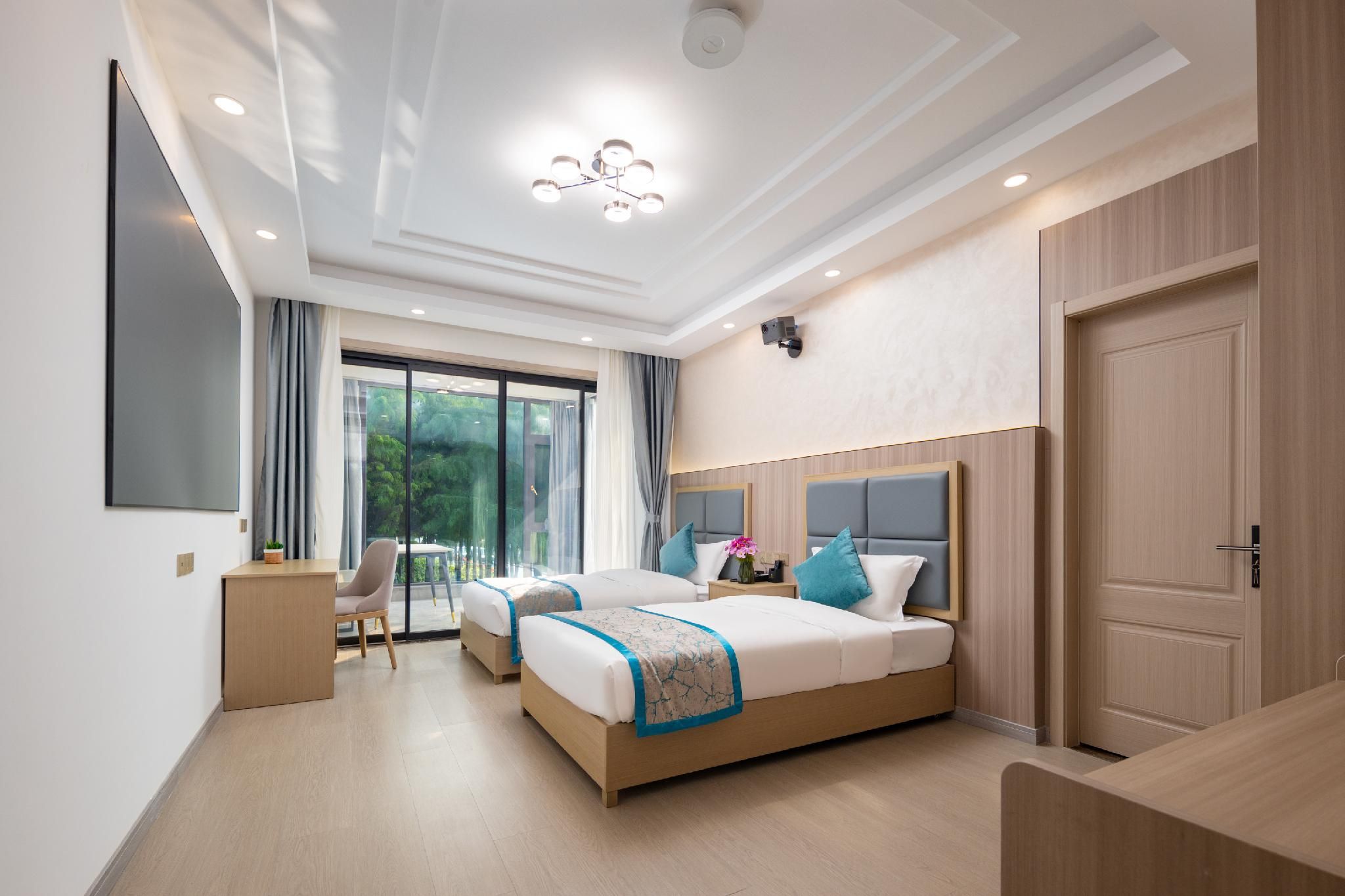 One Double Bed