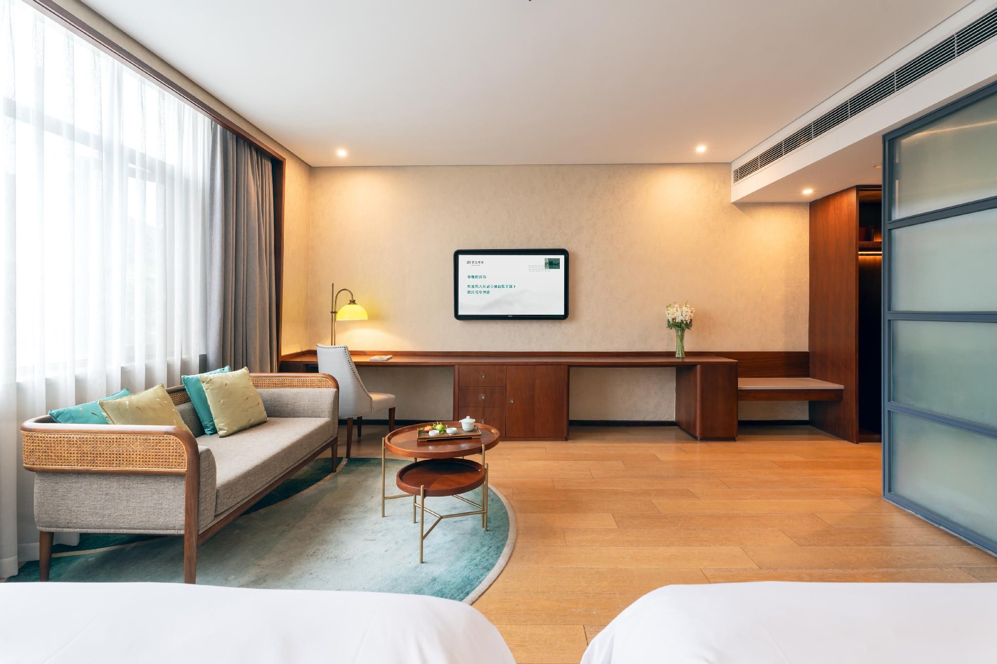Xuedou Lanfeng Pavilion Twin Beds Room