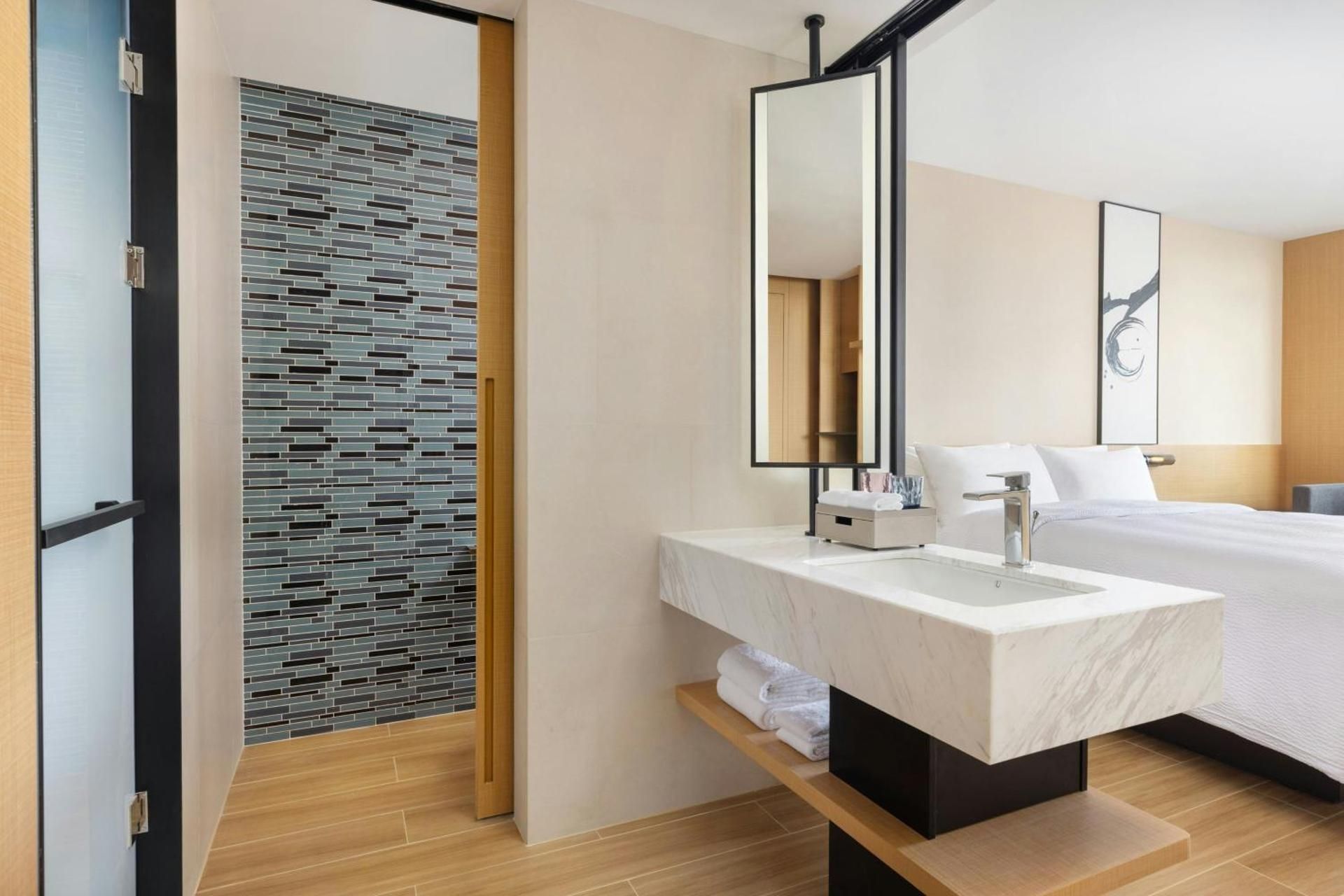 Superior Double Room with Two Double Beds and City View