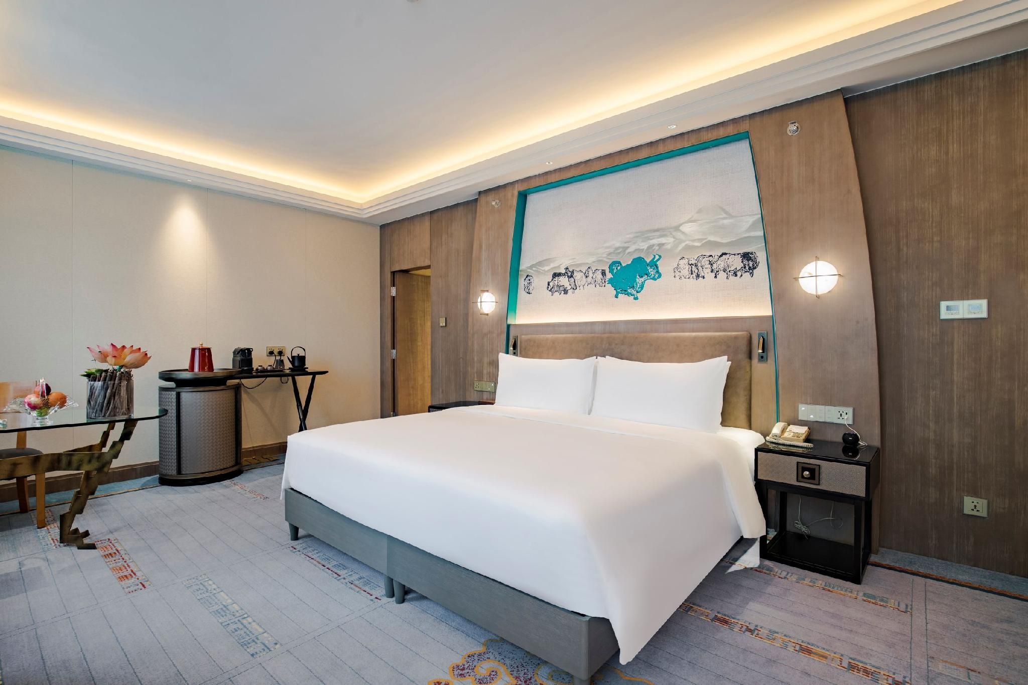 Potala Palace Sunshine King Room-Two People Tibetan Tea free experience