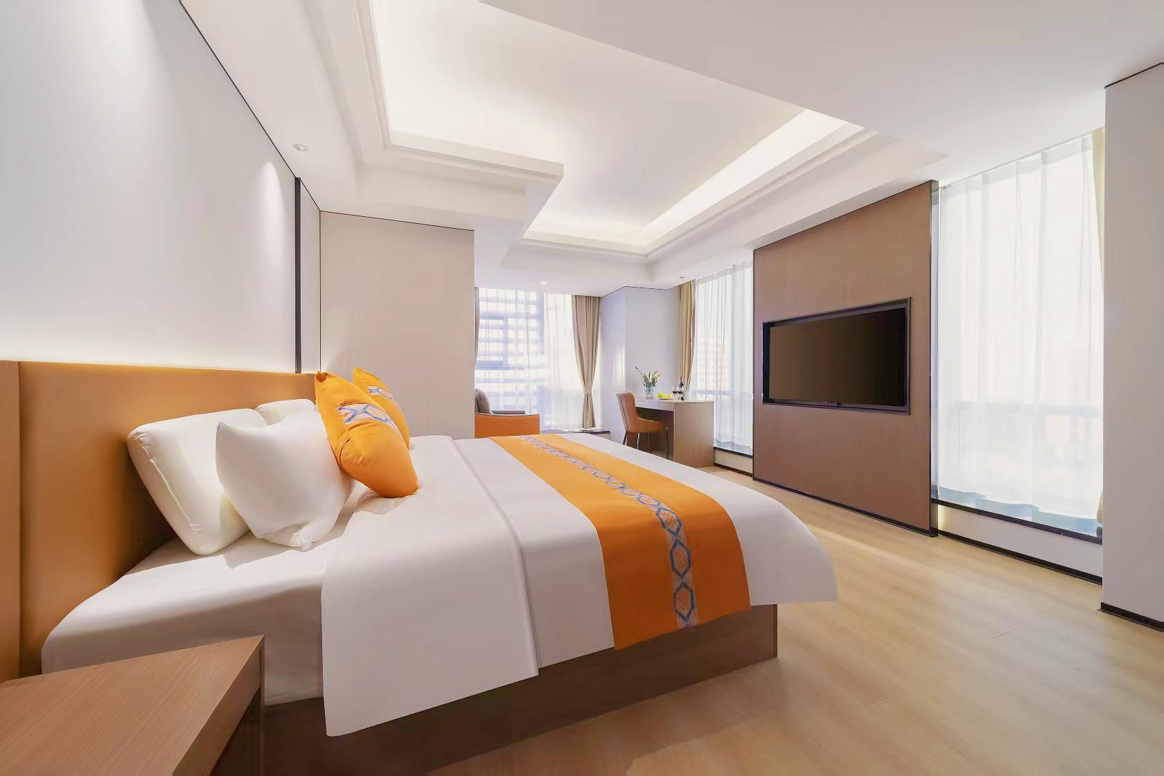 Meihao EZZI Hotel Chengdu Shuangliu Airport Cuqiao Subway Station Deluxe Queen Rooms 2