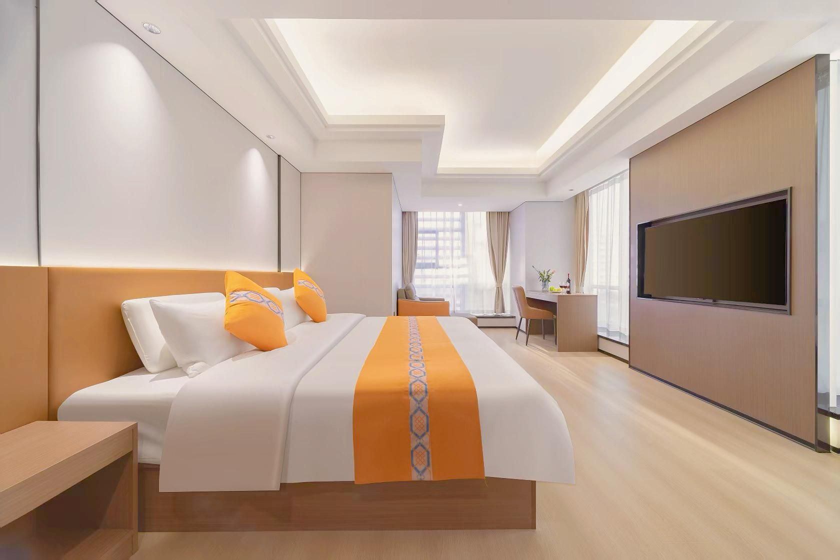 Meihao EZZI Hotel Chengdu Shuangliu Airport Cuqiao Subway Station Deluxe Queen Rooms