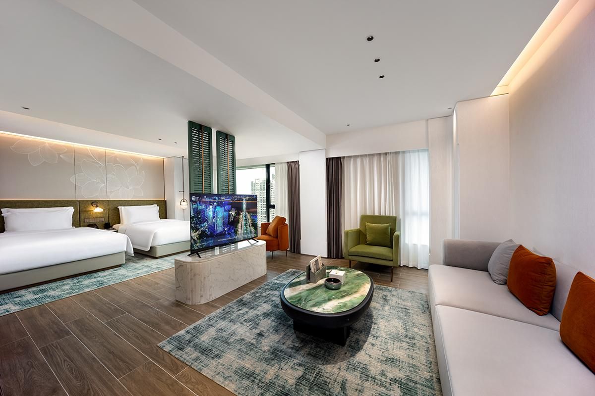Twin Room with City View