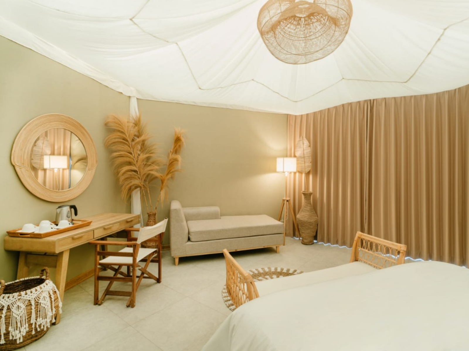 Asha Beach Club & Resort Glamping Room with Private Bathroom