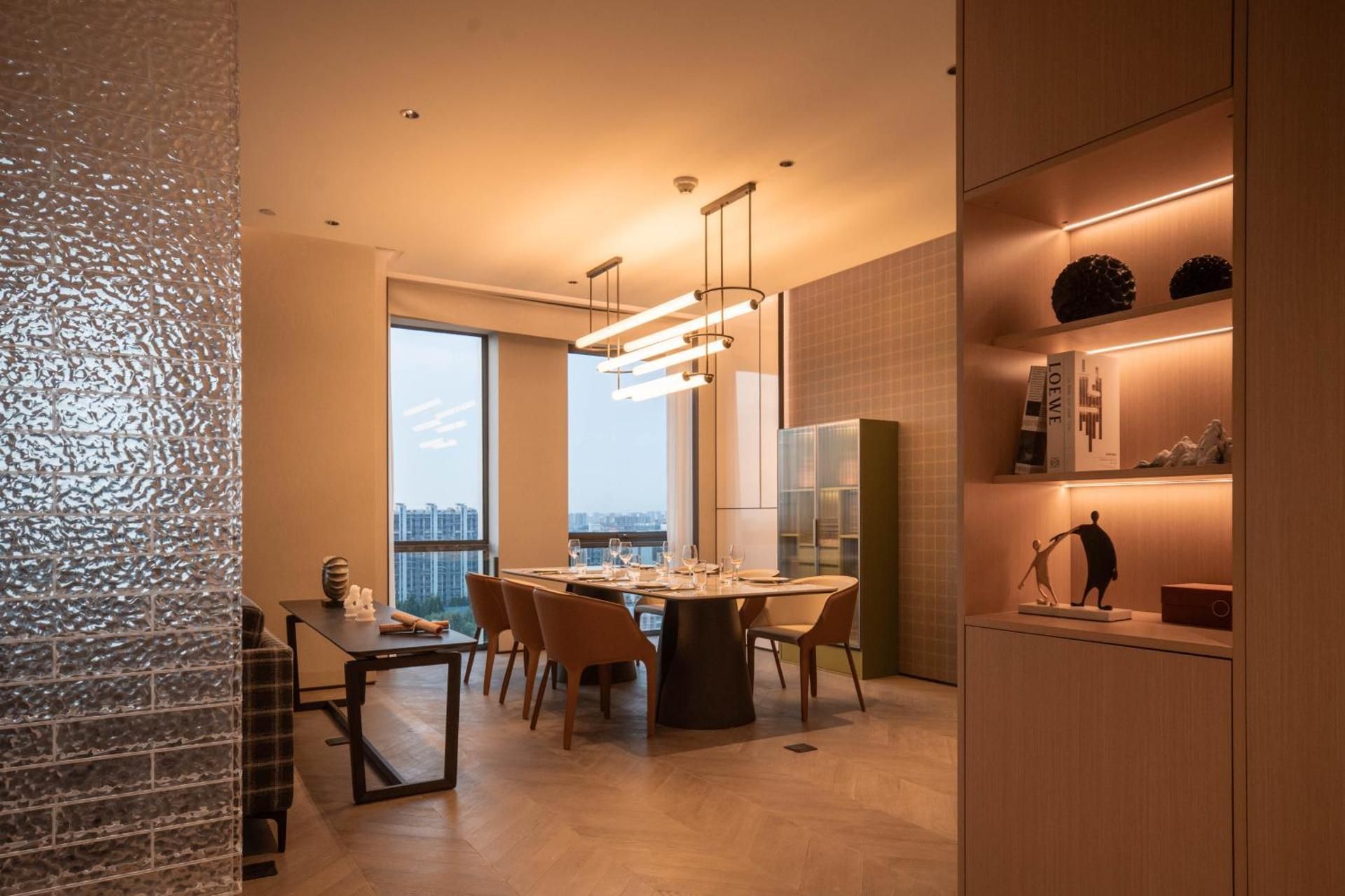 One-Bedroom King Suite with Living Area and Dining Area