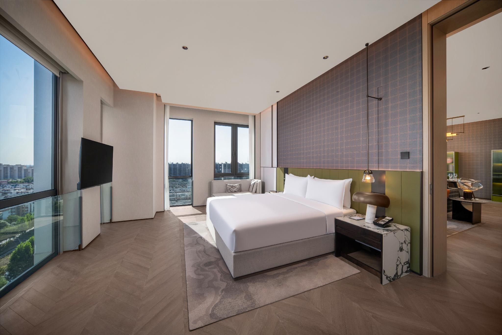 One King One Bedroom Suite With Living Dining Area
