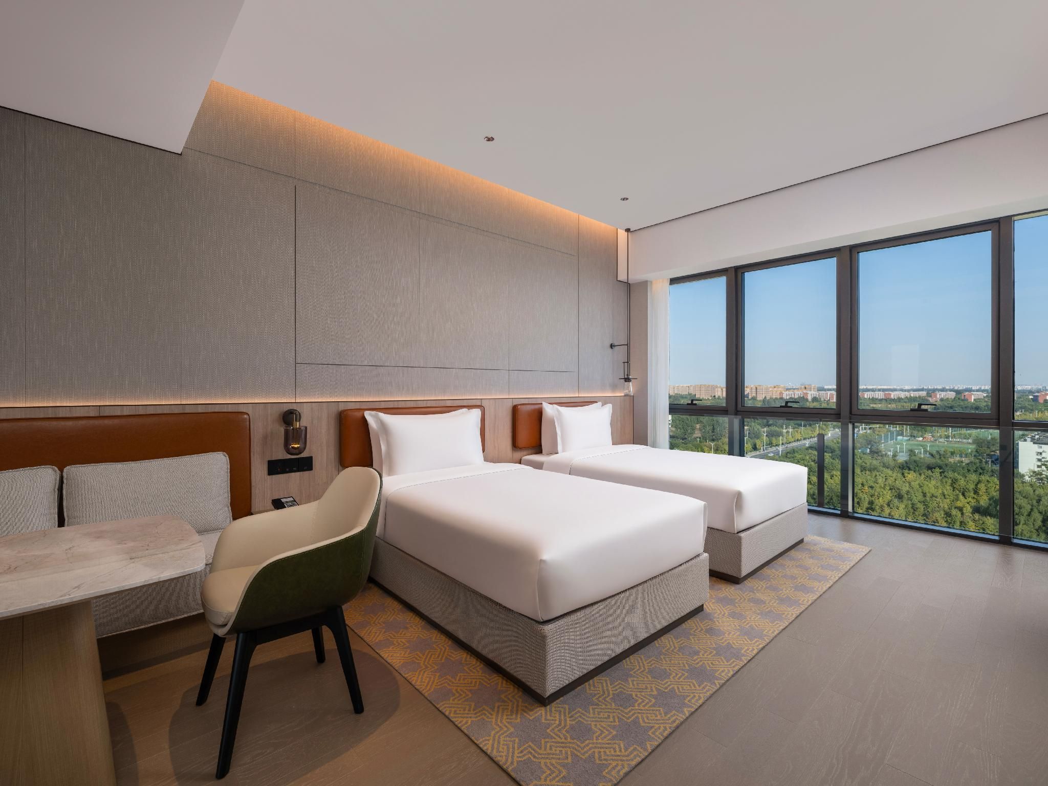 2 Single Beds Premium
