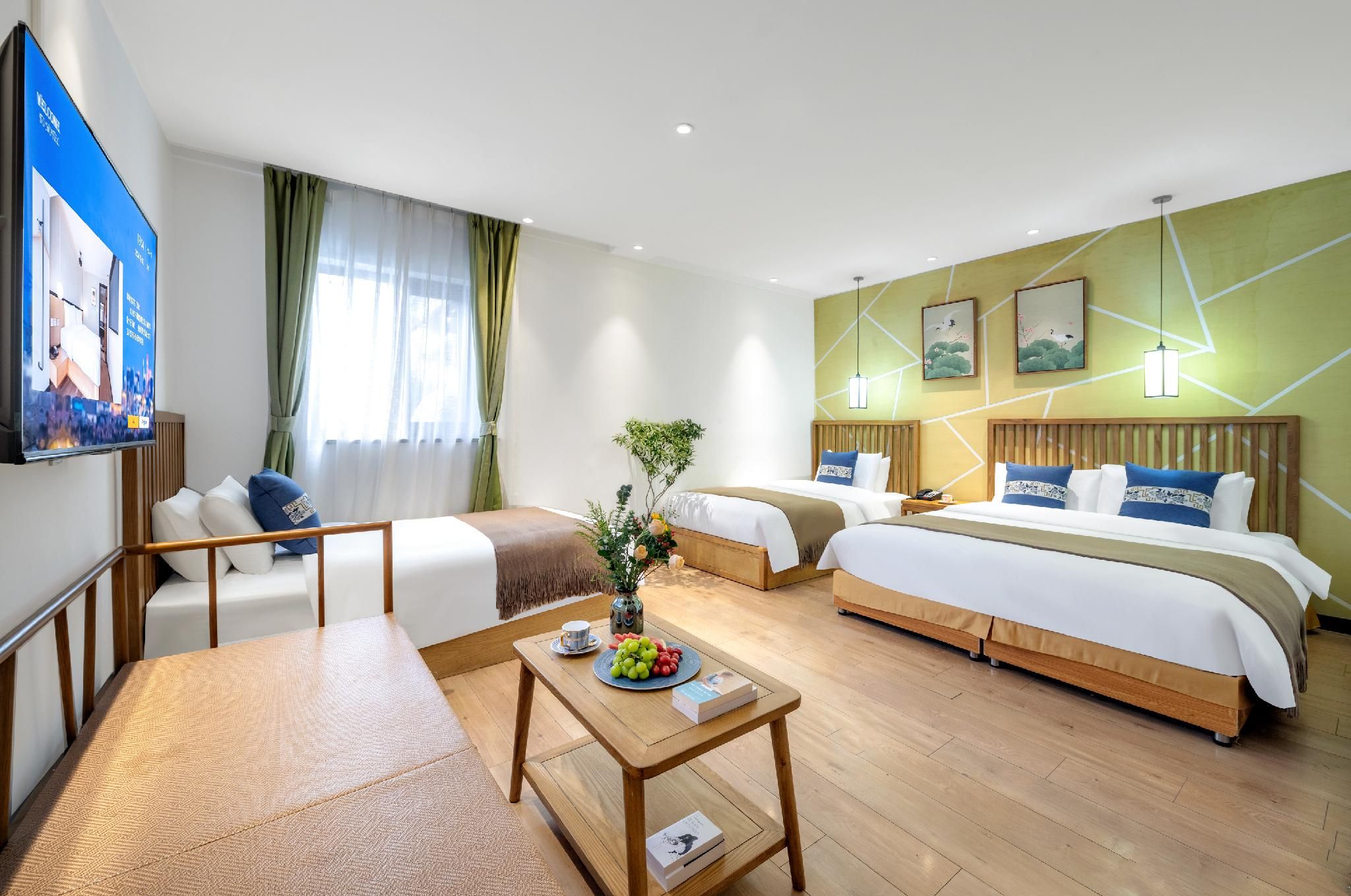 Comfort Quadruple Room with 2 Single Beds and 1 Double Bed