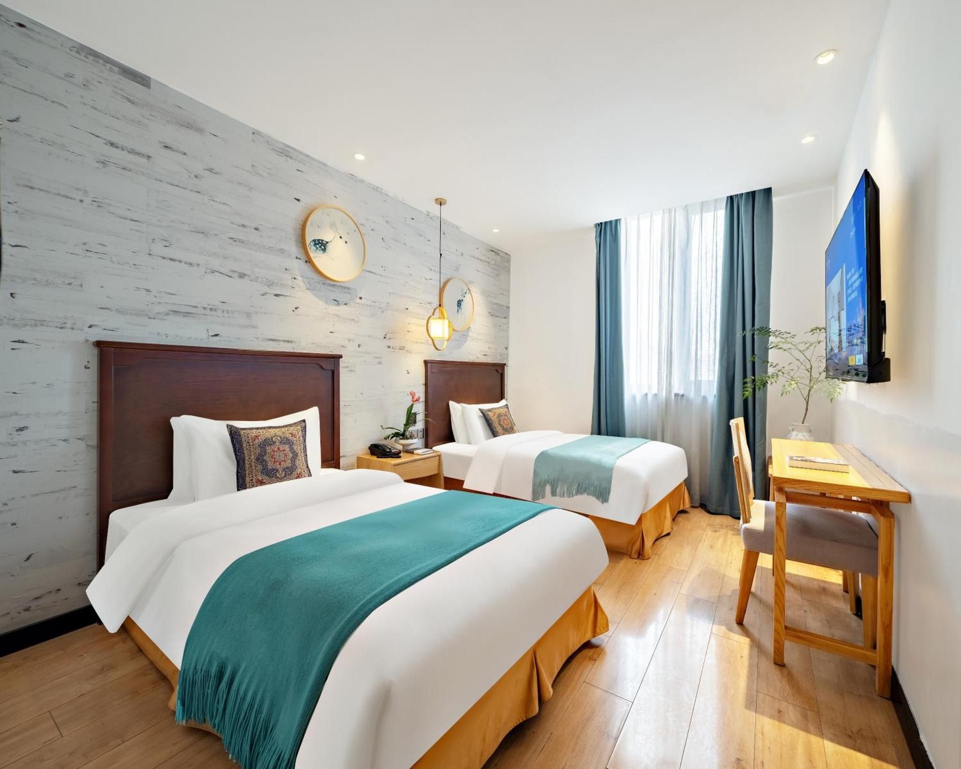 Chinese classic twin room