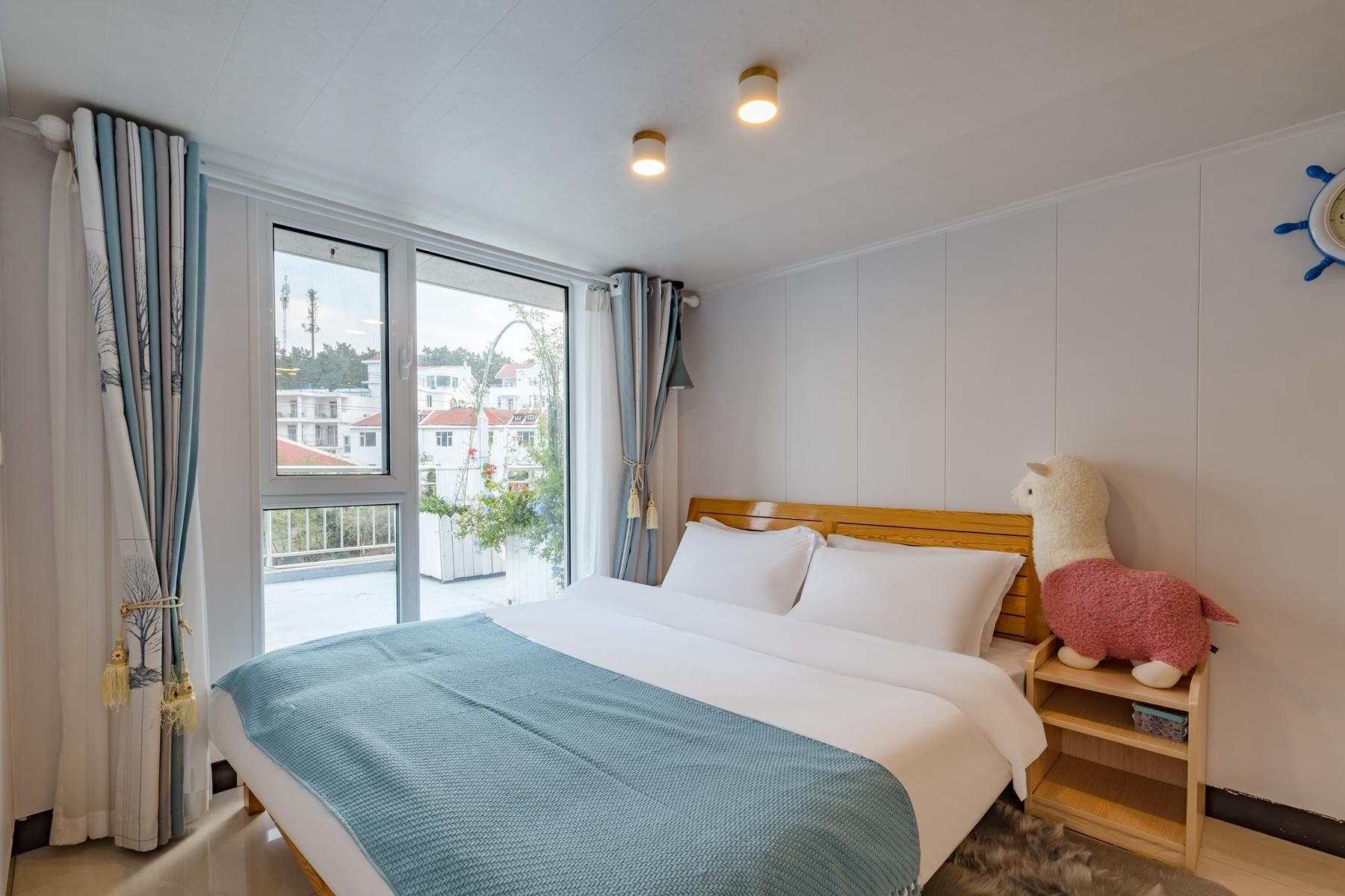 Flower Building Qingdao Haiyuexuan Homestay Lushan Scenic Area Lushan Beach