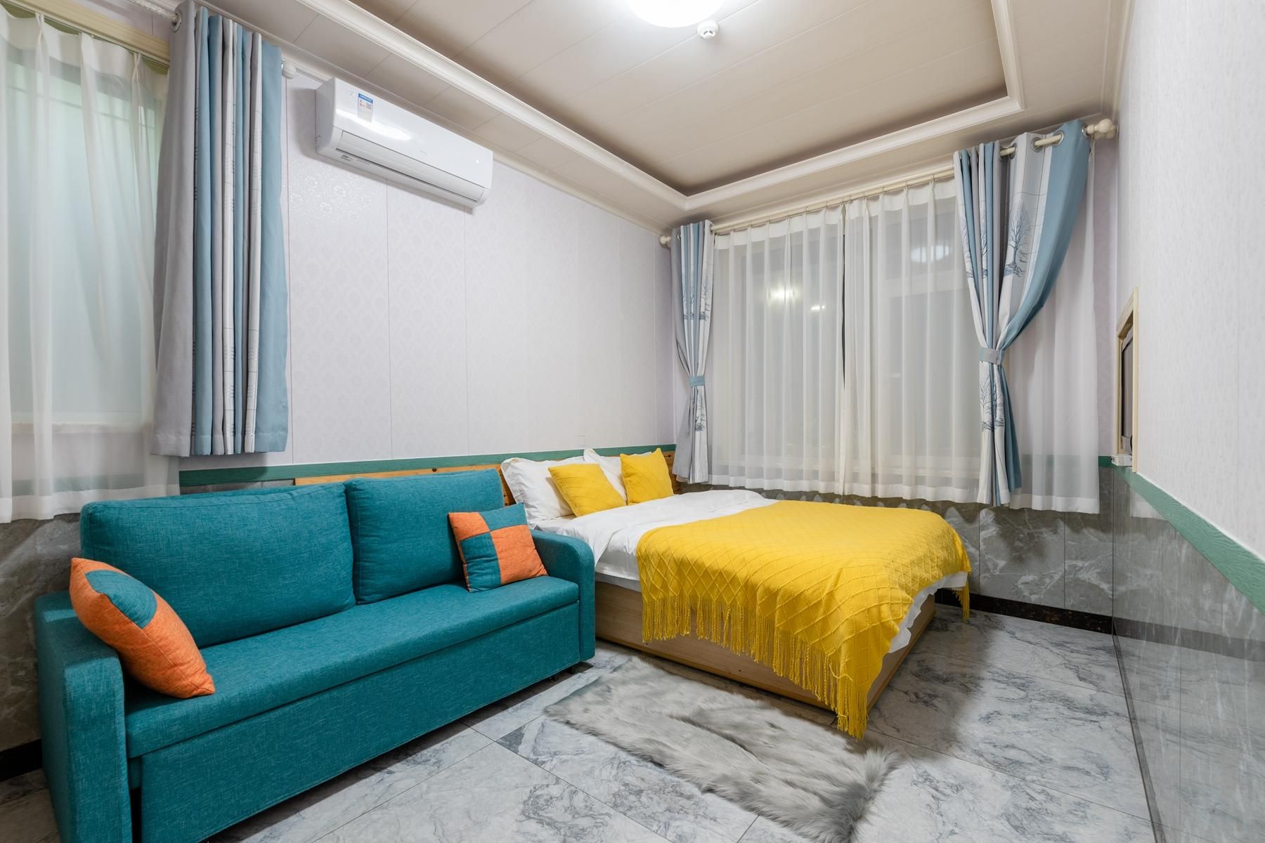 Flower Building Qingdao Haiyuexuan Homestay Lushan Scenic Area Lushan Beach Guest room, Queen 2