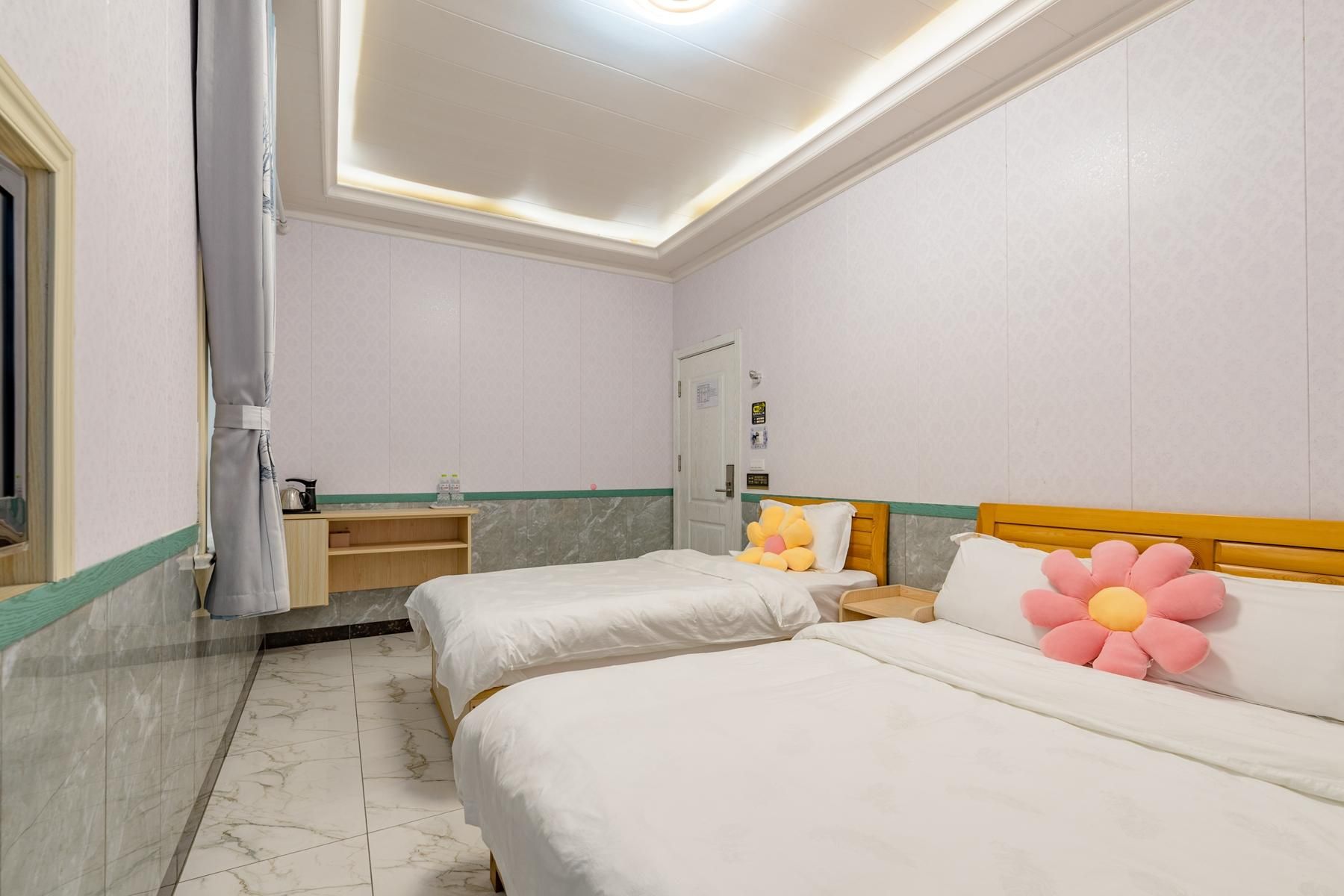 Flower Building Qingdao Haiyuexuan Homestay Lushan Scenic Area Lushan Beach Family Room 2