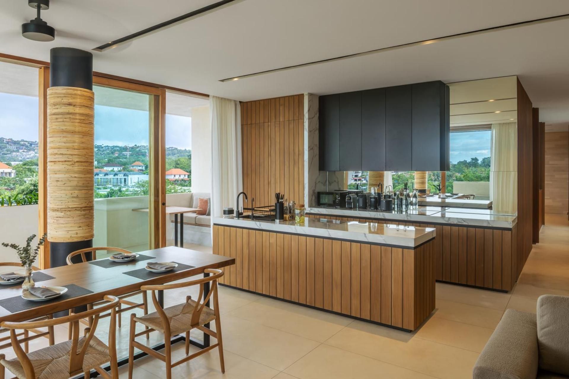 Two-Bedroom Apartment with Balcony and Terrace