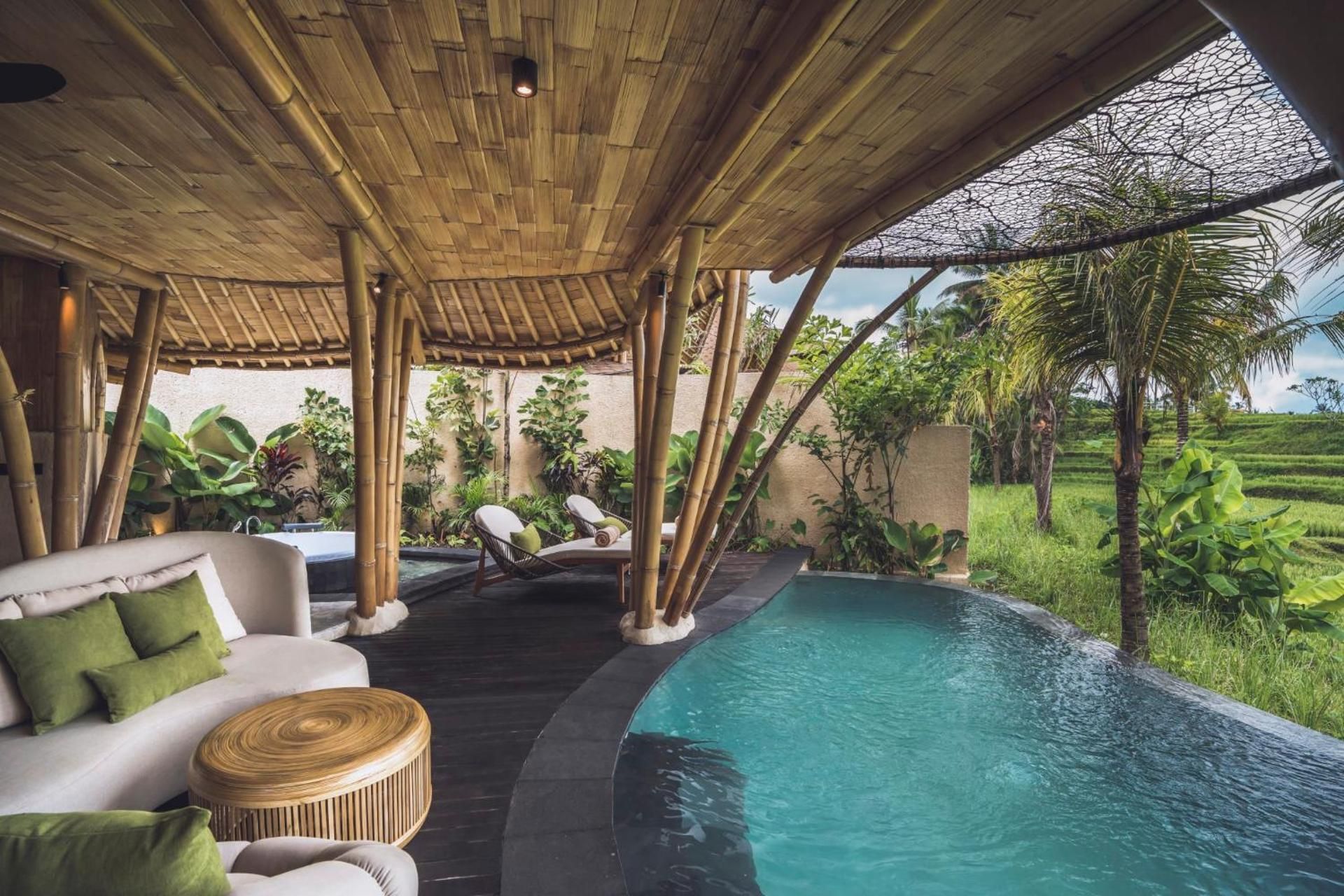 One Bedroom Villa Private Pool with Rice Field View - Include Prestige Experience