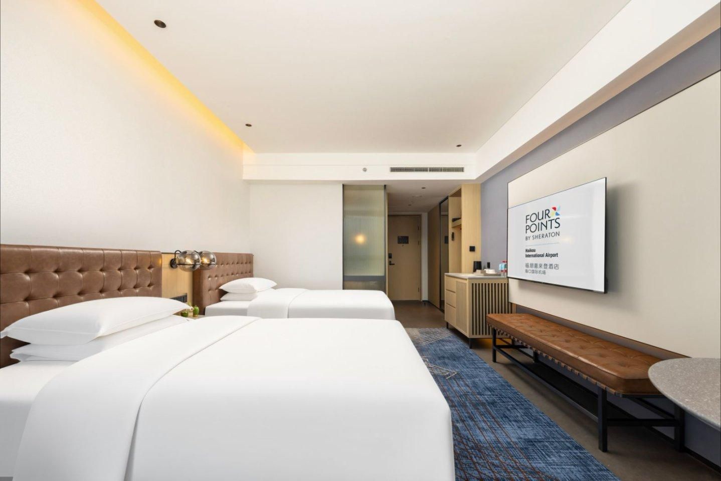 Premium Double, Guest room, 2 Double, City view