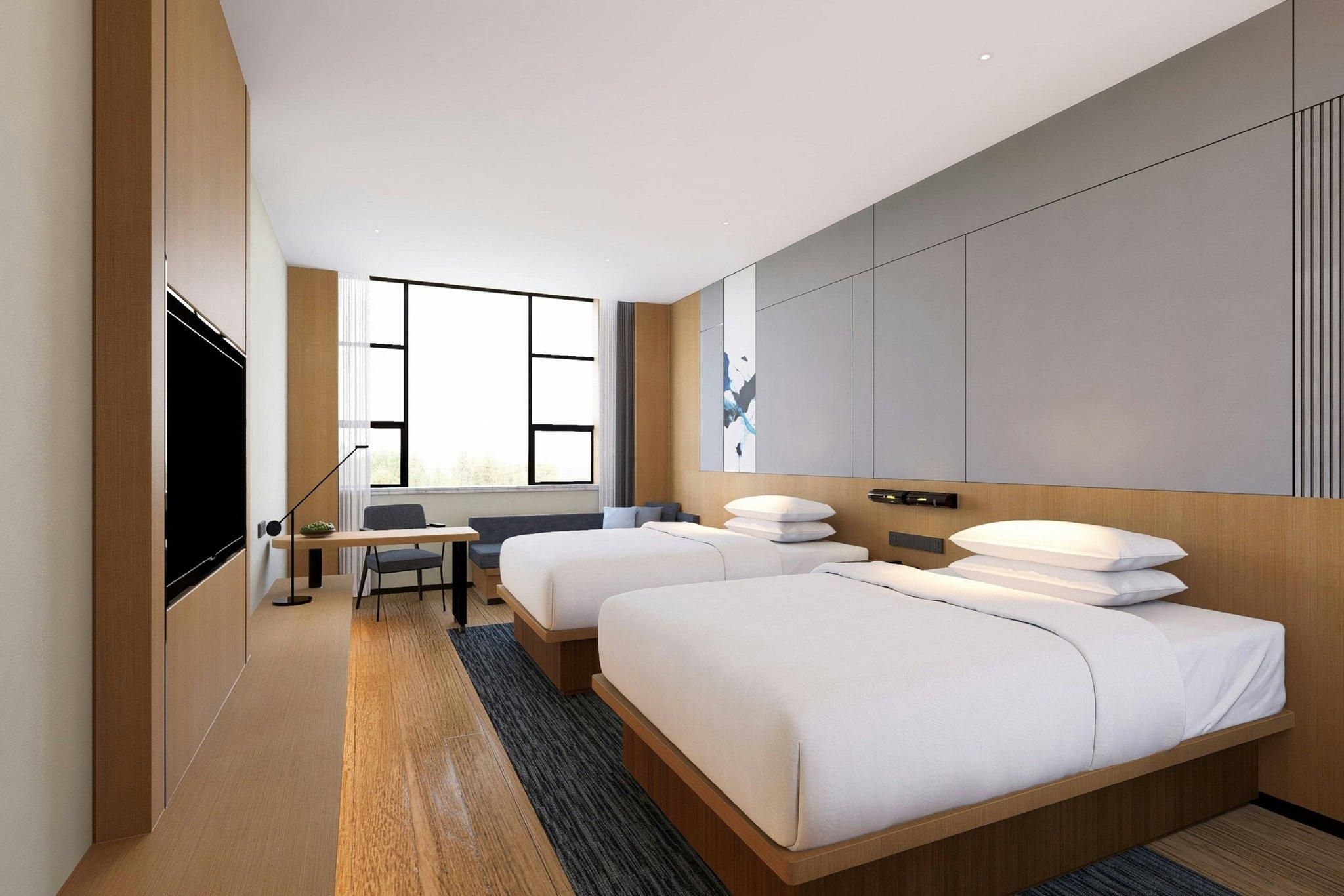 Superior Room, Guest room, 2 Double, City view
