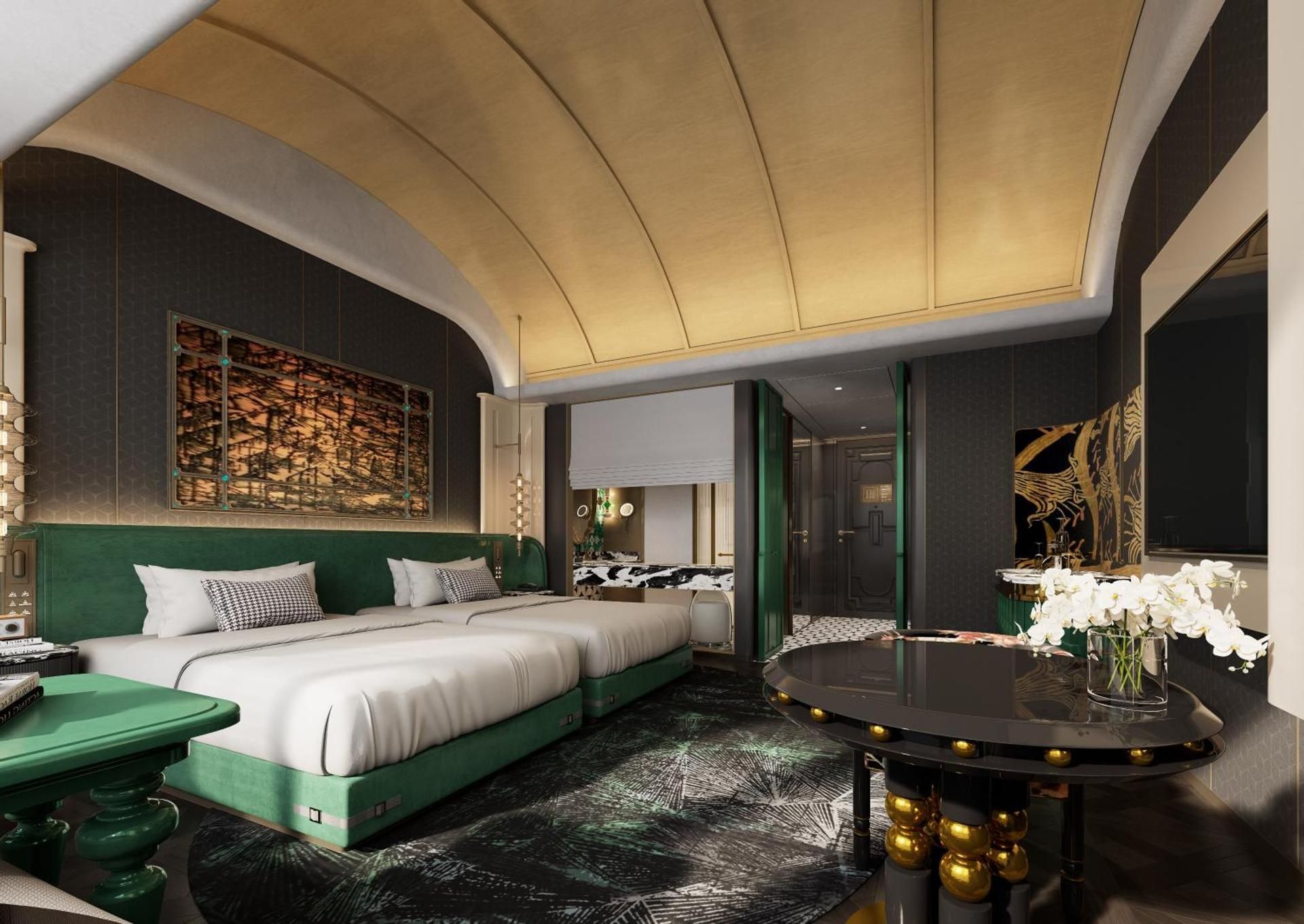 Glowing Colors Deluxe Twin Room