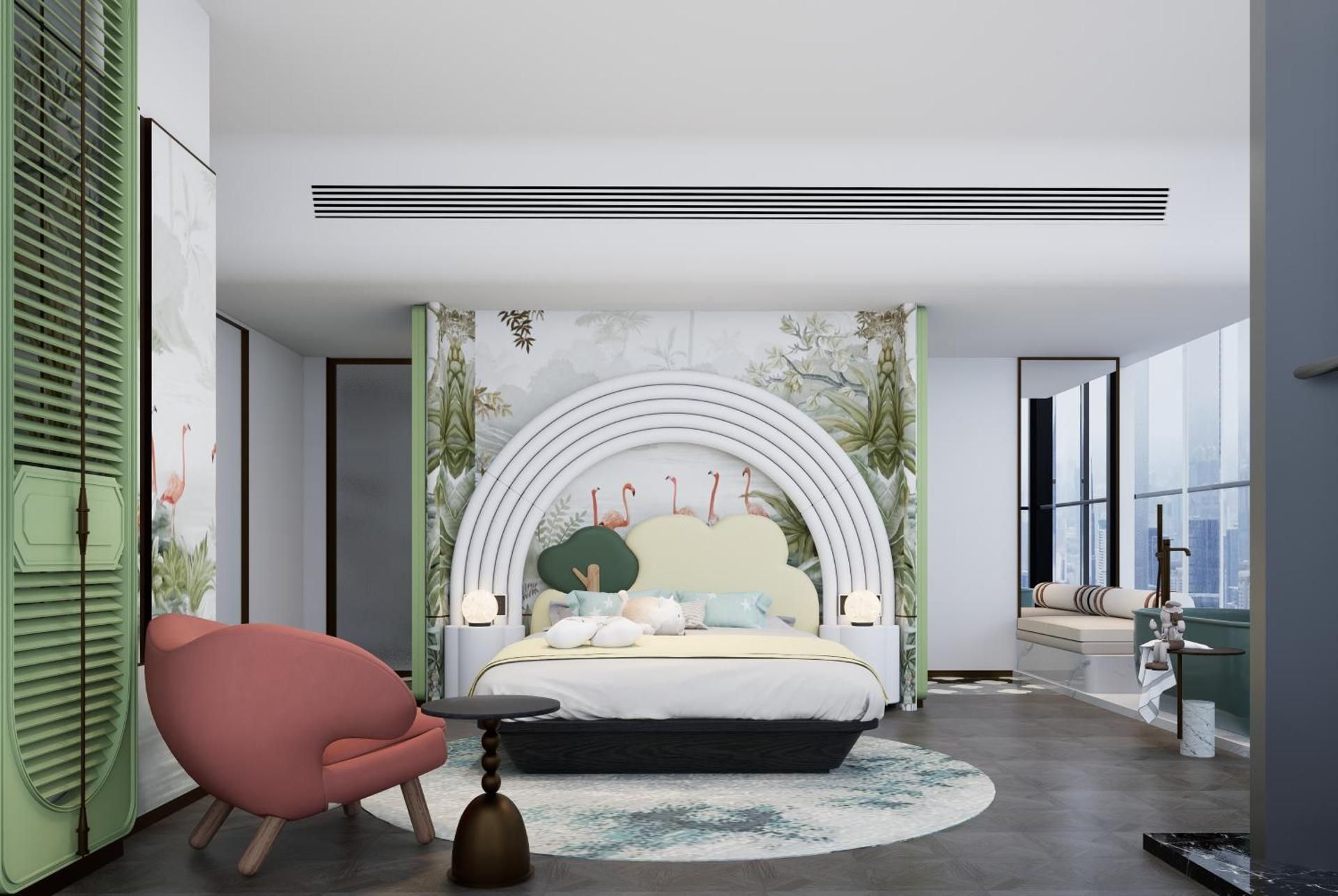 270° Panoramic Swing King Room