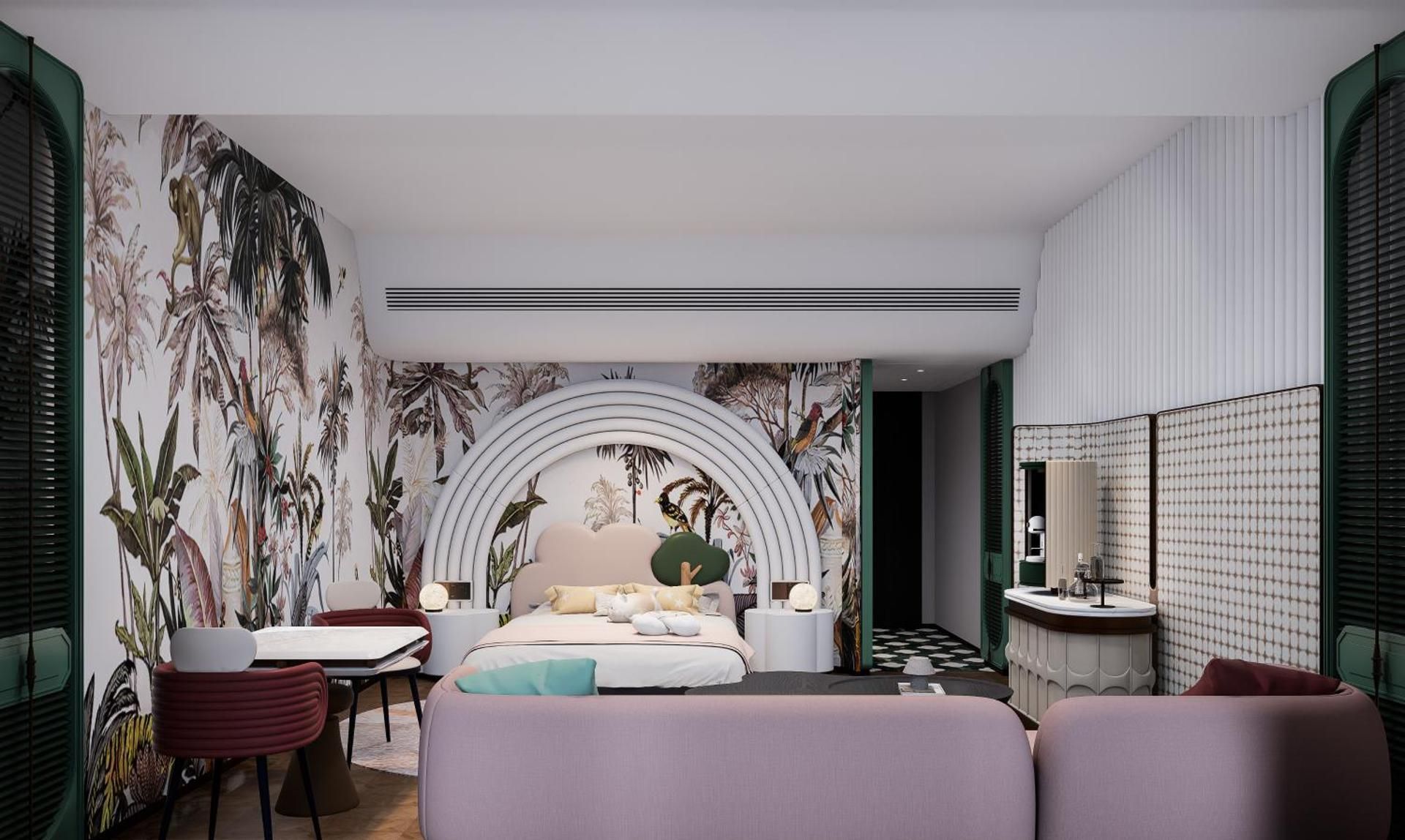 Playful Living King Room