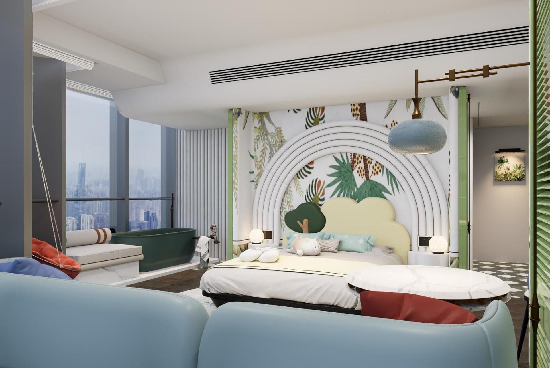 270° Panoramic Swing King Room