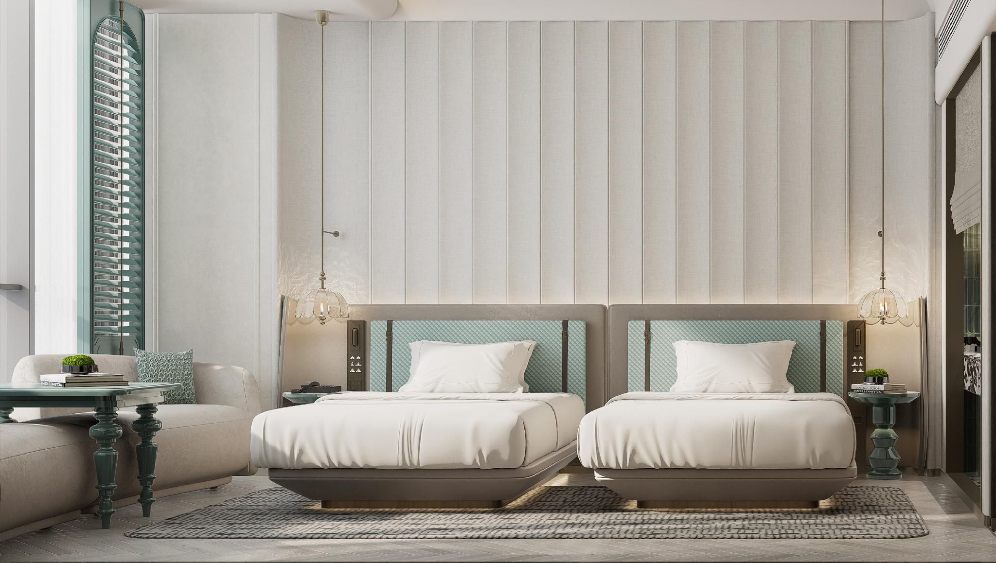 Twin Bed Room