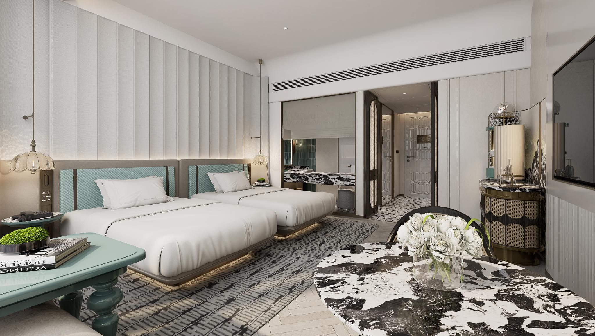 Twin Bed Room