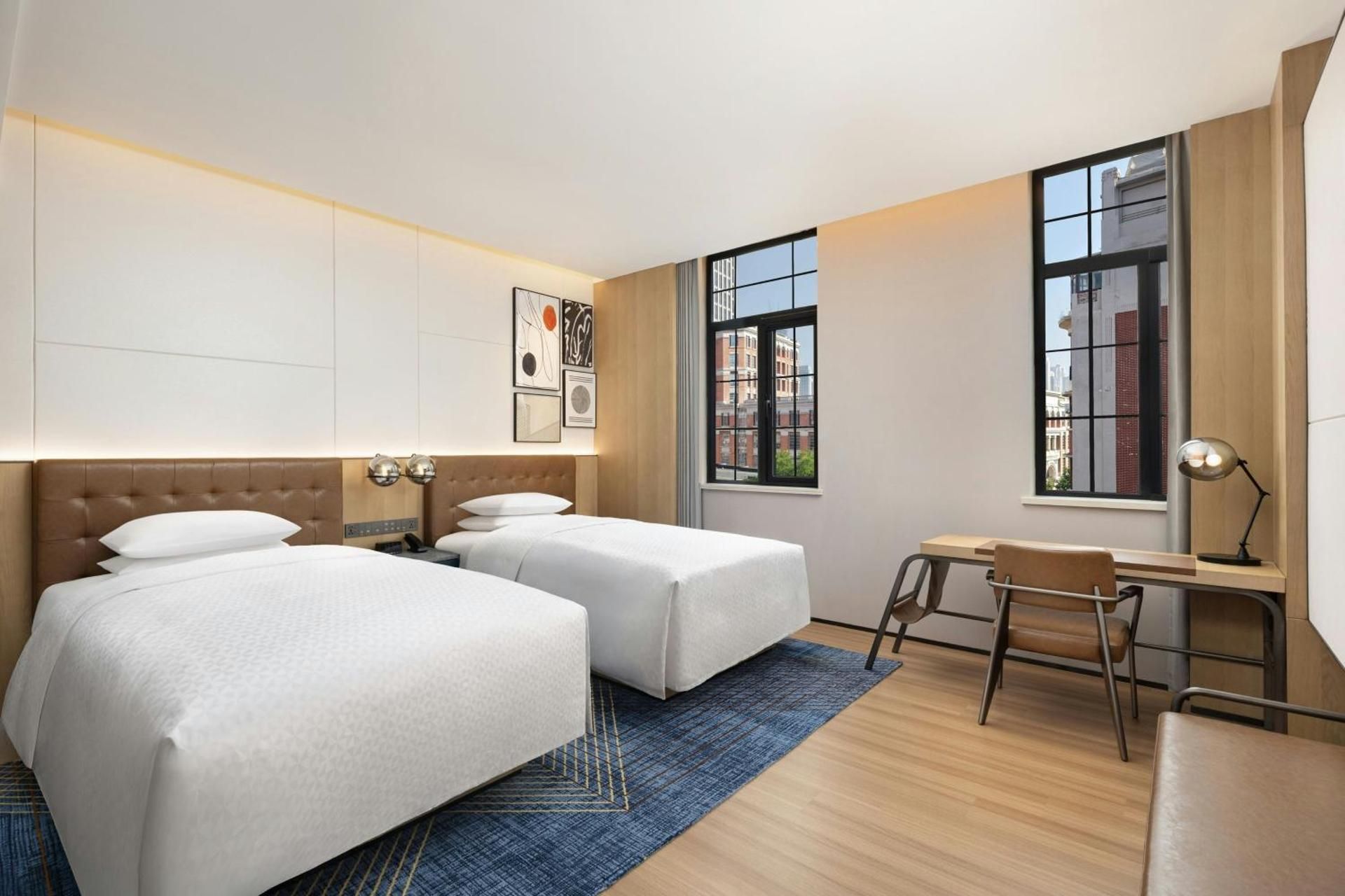 Choice Double Room with Two Double Beds and City View
