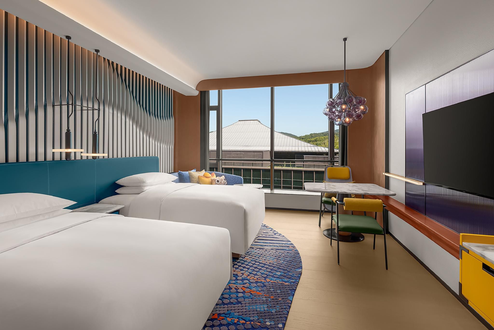 Deluxe Double, Guest room, 2 Double