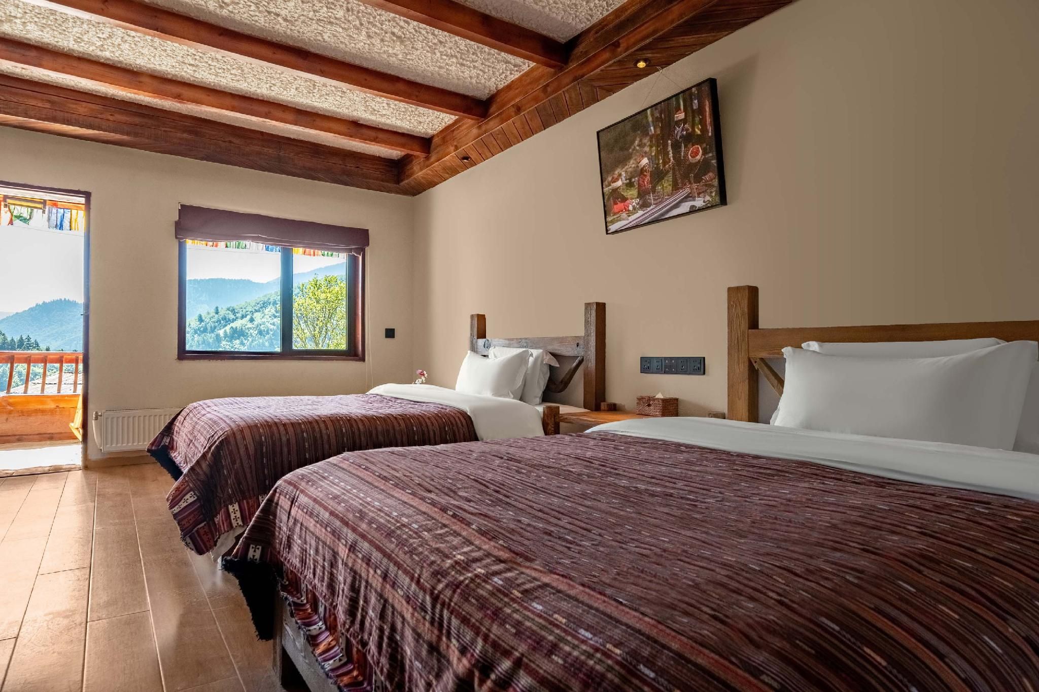 Courtyard Twin Room with Terrace