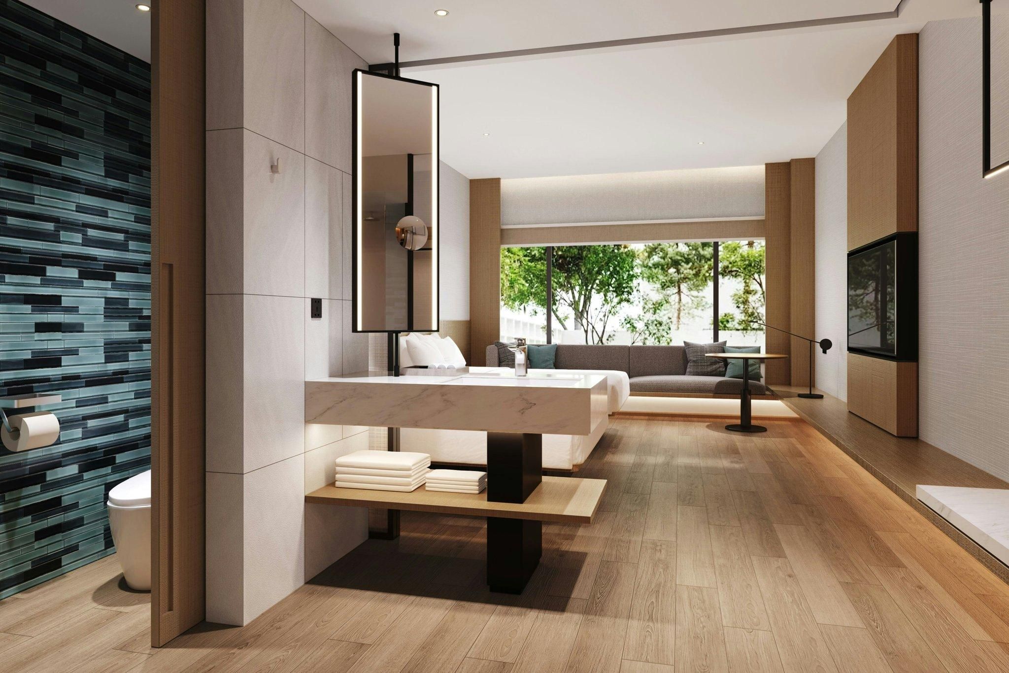 Standard Double, Guest room, 2 Double, Atrium view